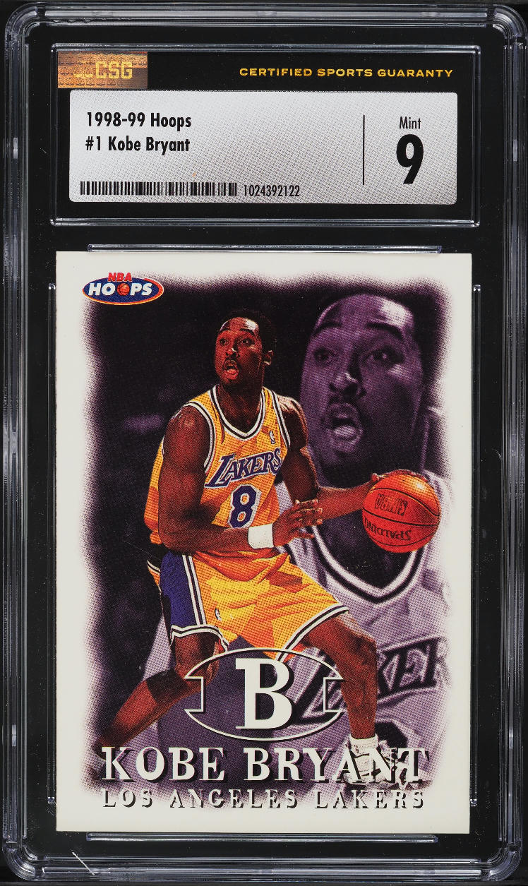 1998 Hoops Kobe Bryant #1 CSG 9 MINT