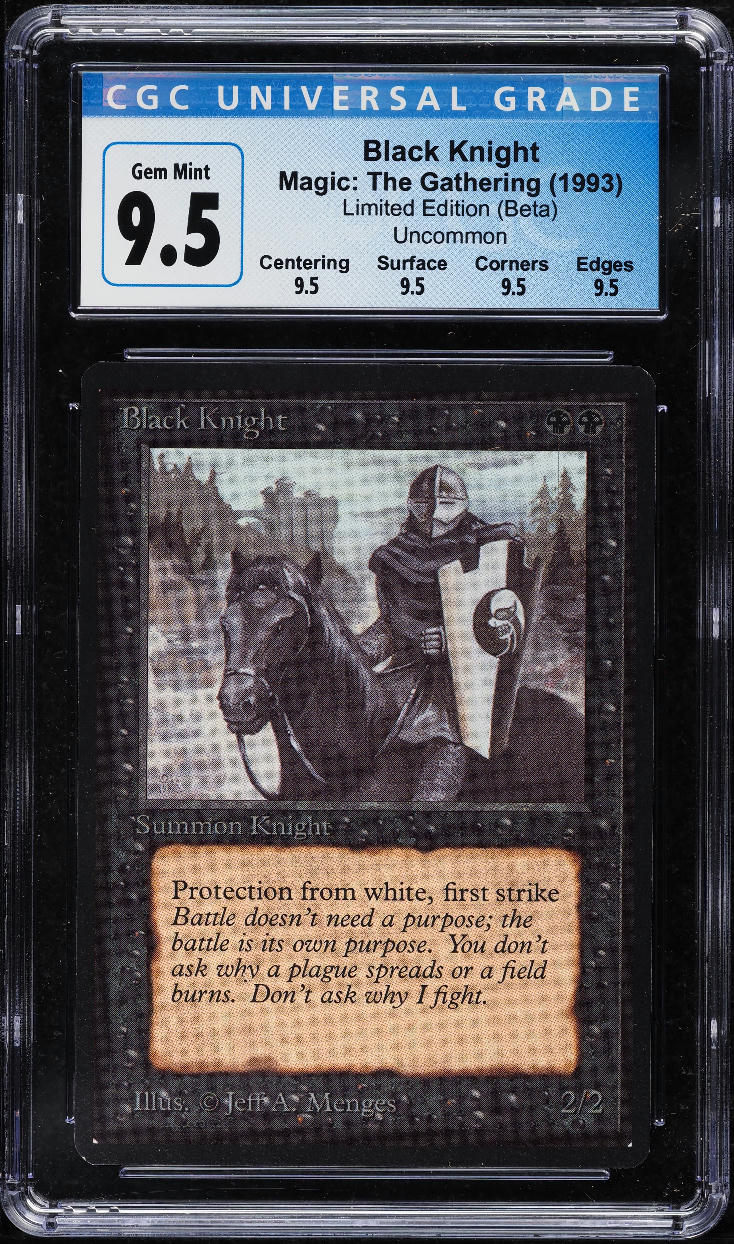 MTG Black Knight サマー エディション BGS9 Black Knight · Summer Magic / Edgar (SUM) #95 · Scryfall Magic