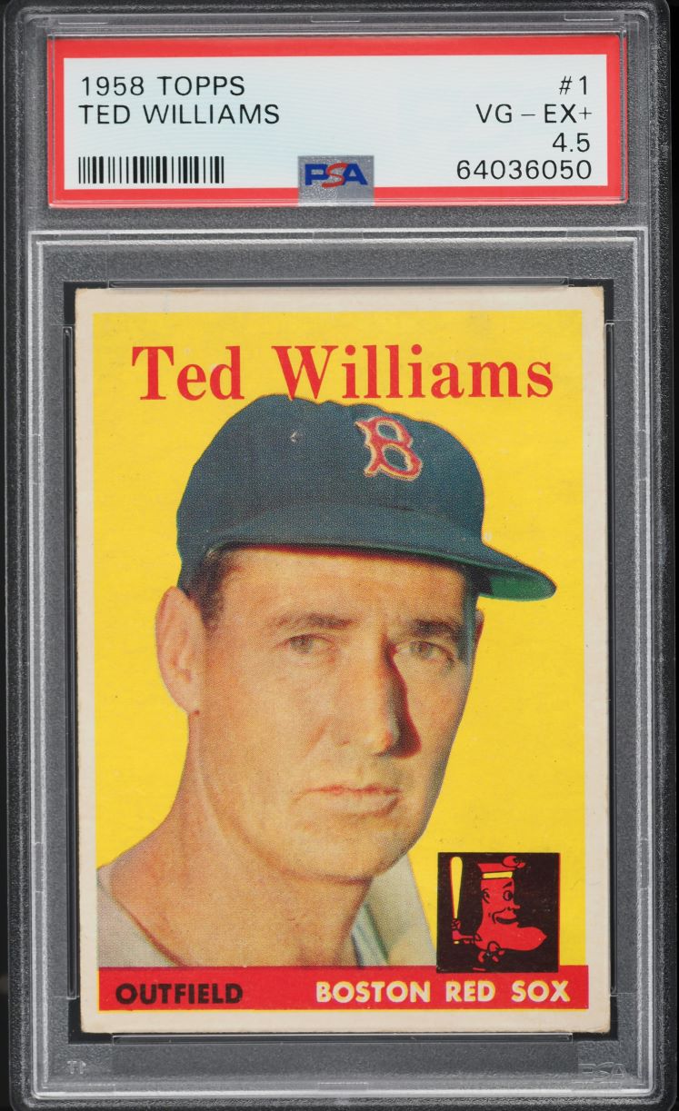 1958 Topps Ted Williams #1 PSA 4.5 VGEX+