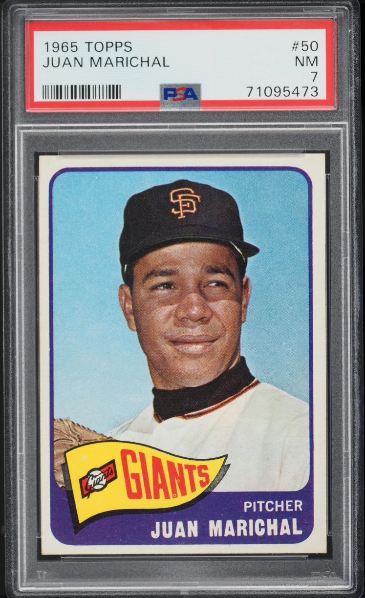 1965 Topps Juan Marichal #50 PSA 7 NRMT