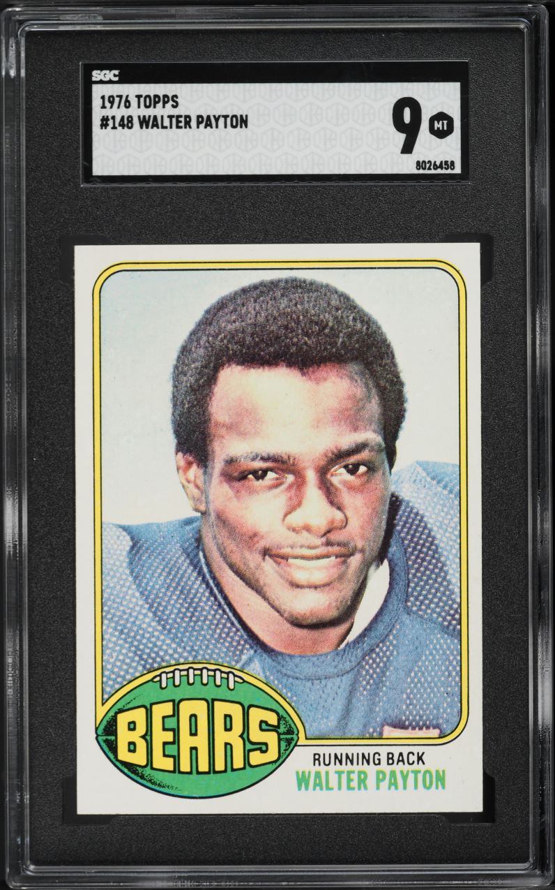 1976 Topps Football Walter Payton ROOKIE #148 SGC 9 MINT