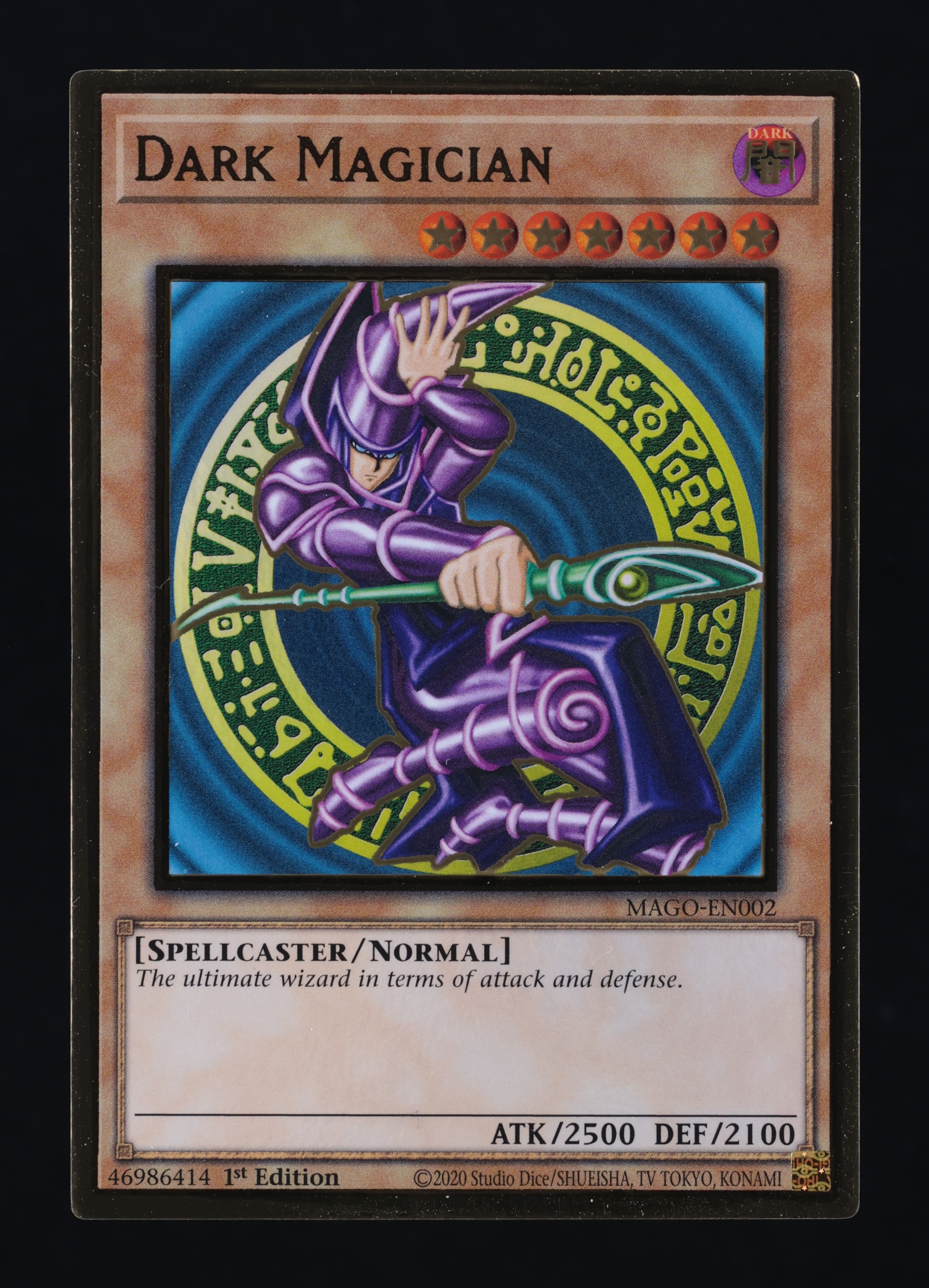 2020 Yu-Gi-Oh! Maximum Gold 1st Edition Dark Magician #MAGO-EN002