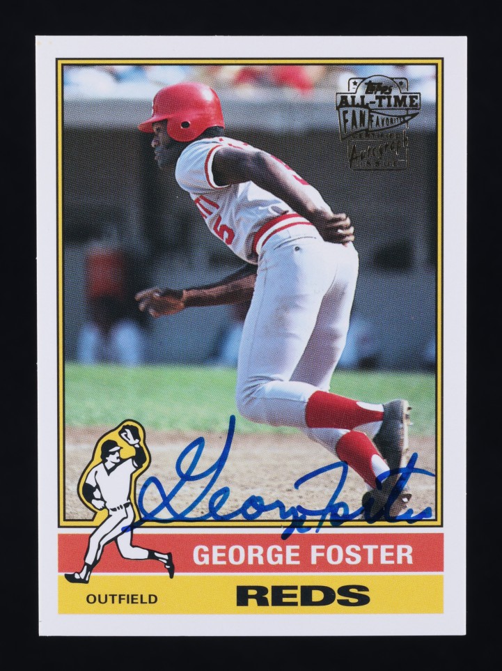 2004 Topps All-Time Fan Favorites George Foster AUTO #FFA-GF MBA AUTH