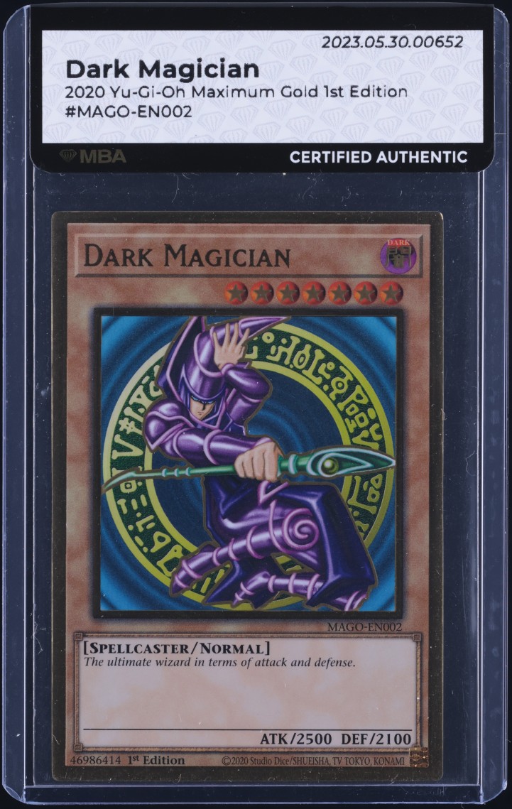 2020 Yu-Gi-Oh! Maximum Gold 1st Edition Dark Magician #MAGO-EN002 MBA AUTH on Fanatics Collect 2020 Yu-Gi-Oh! Maximum Gold 1st Edition Dark Magician #MAGO-EN002 MBA AUTH on Fanatics Collect