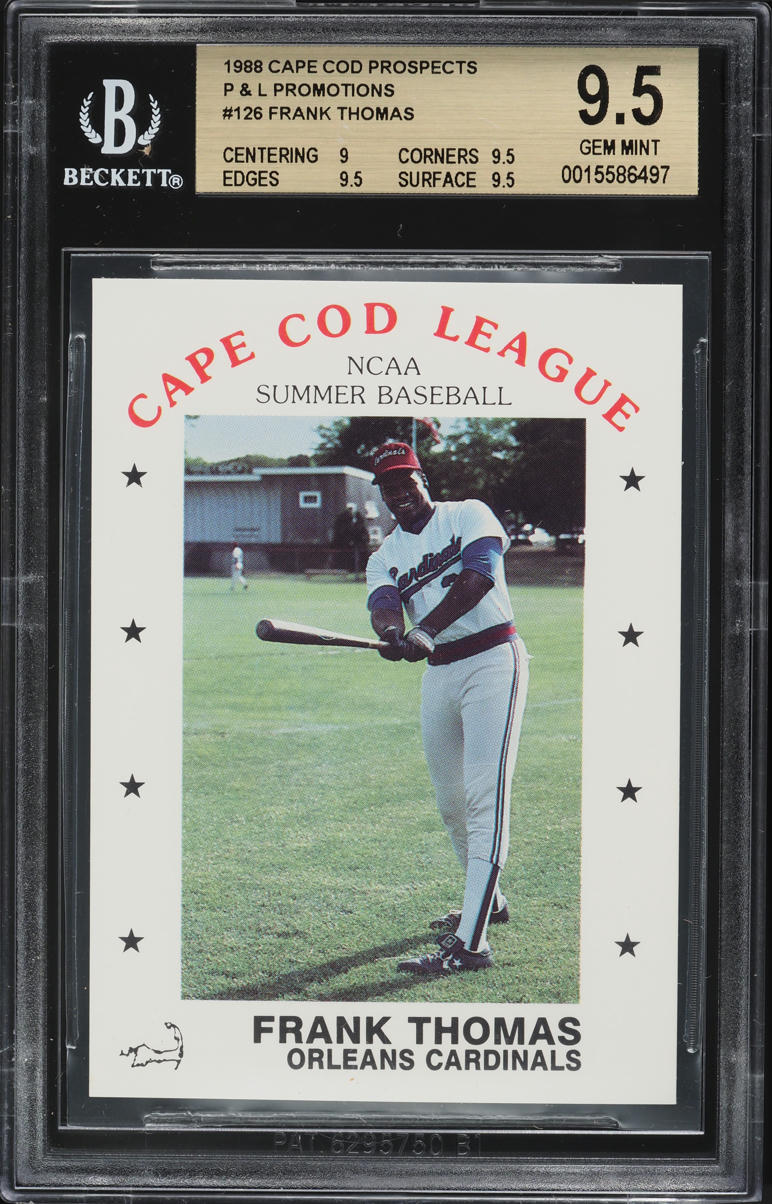 その他 1988 CAPE COD FRANK THOMAS BGS 9.5 GEM その他 1988 CAPE COD FRANK THOMAS BGS 9.5 GEM その他 1988 CAPE COD