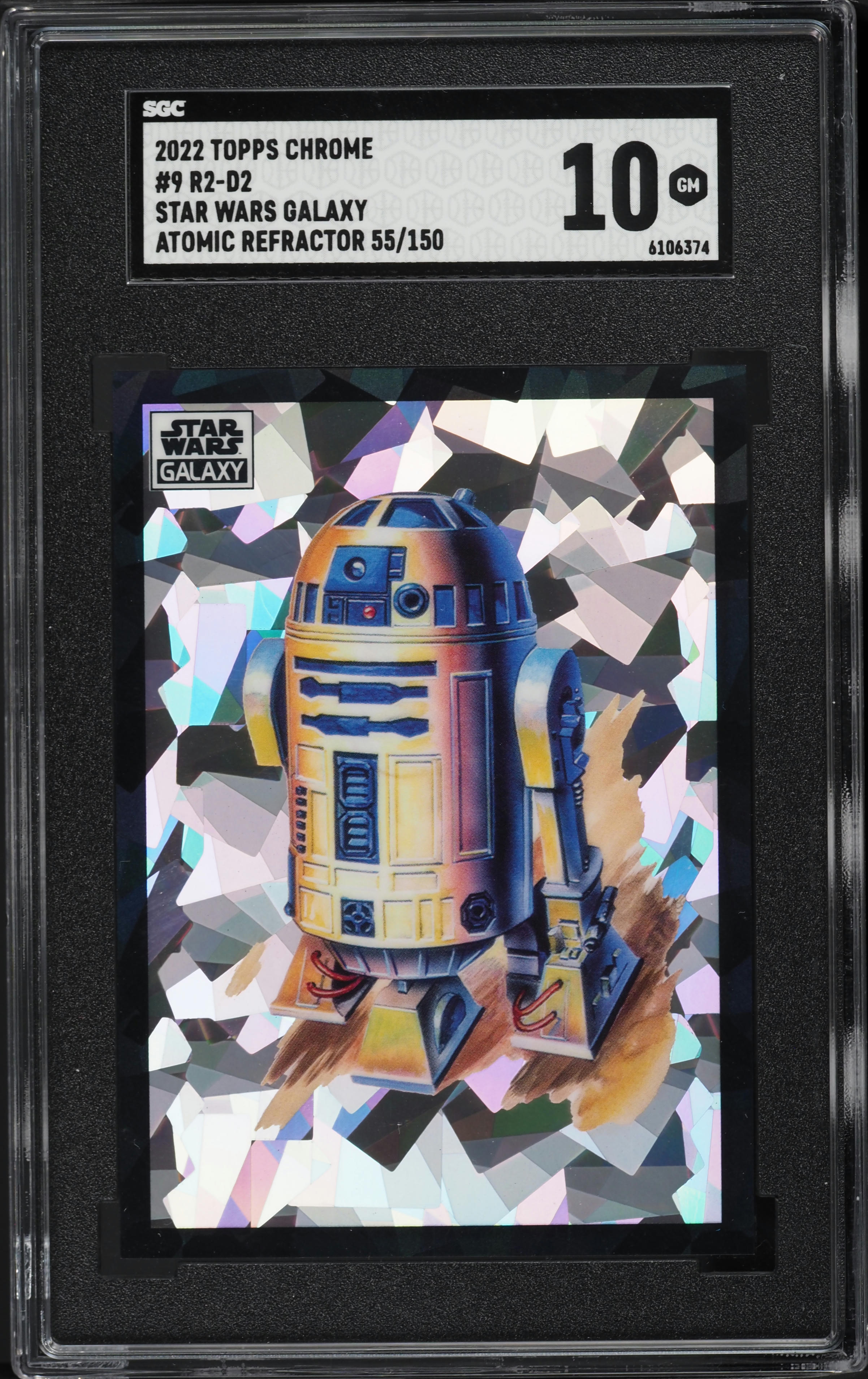 2022 Topps Chrome Star Wars Galaxy Mojo Refractor Chewbacca /50 #5