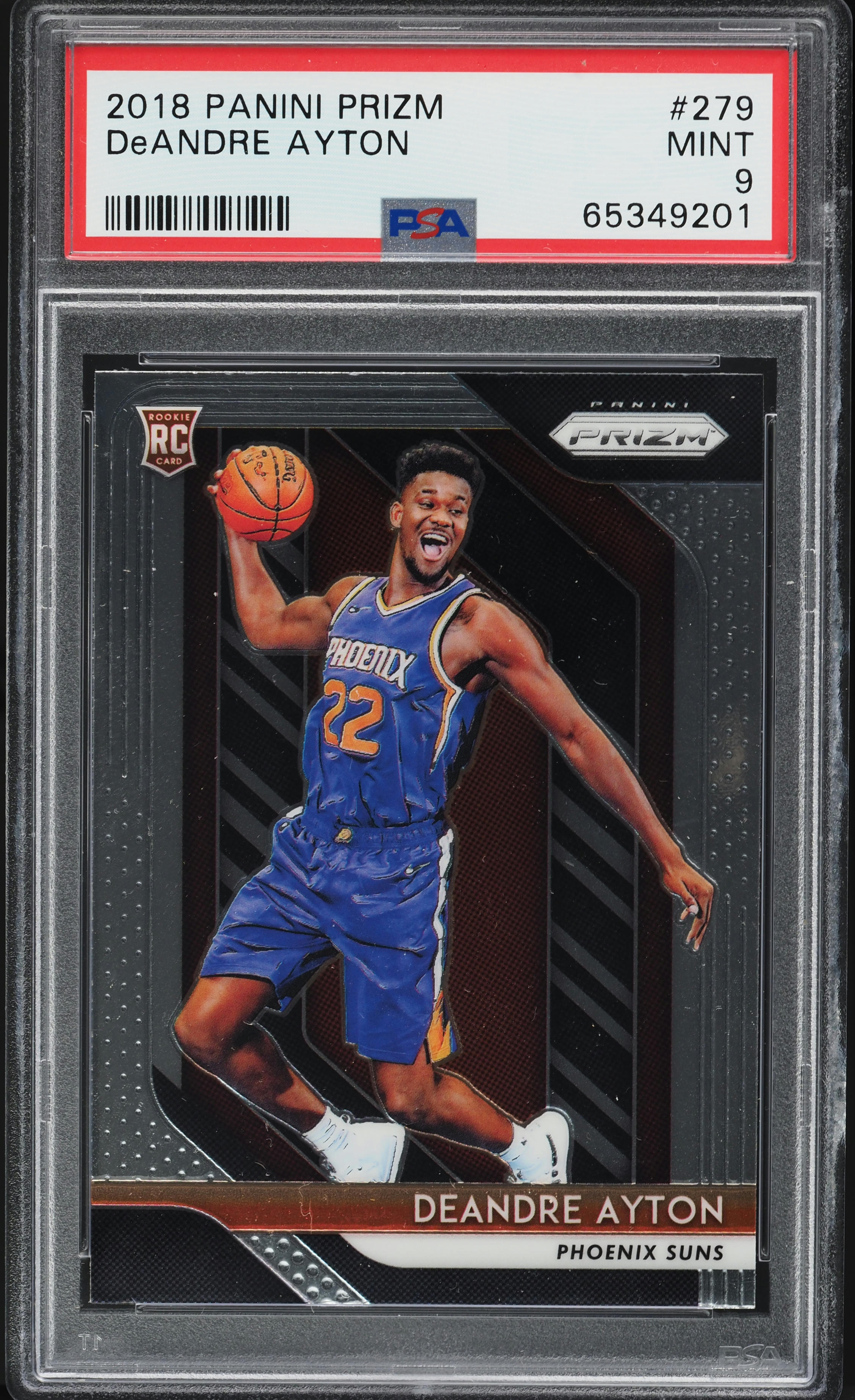 2018 Panini Prizm Mosaic Blue DeAndre Ayton ROOKIE #18 PSA 10 GEM