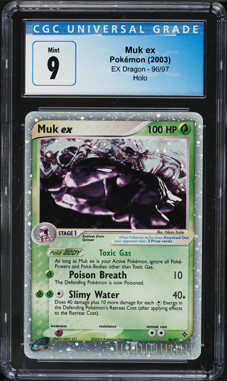 2003 Pokemon EX Dragon Holo Muk ex #96 PSA 10 GEM MINT on Fanatics Collect