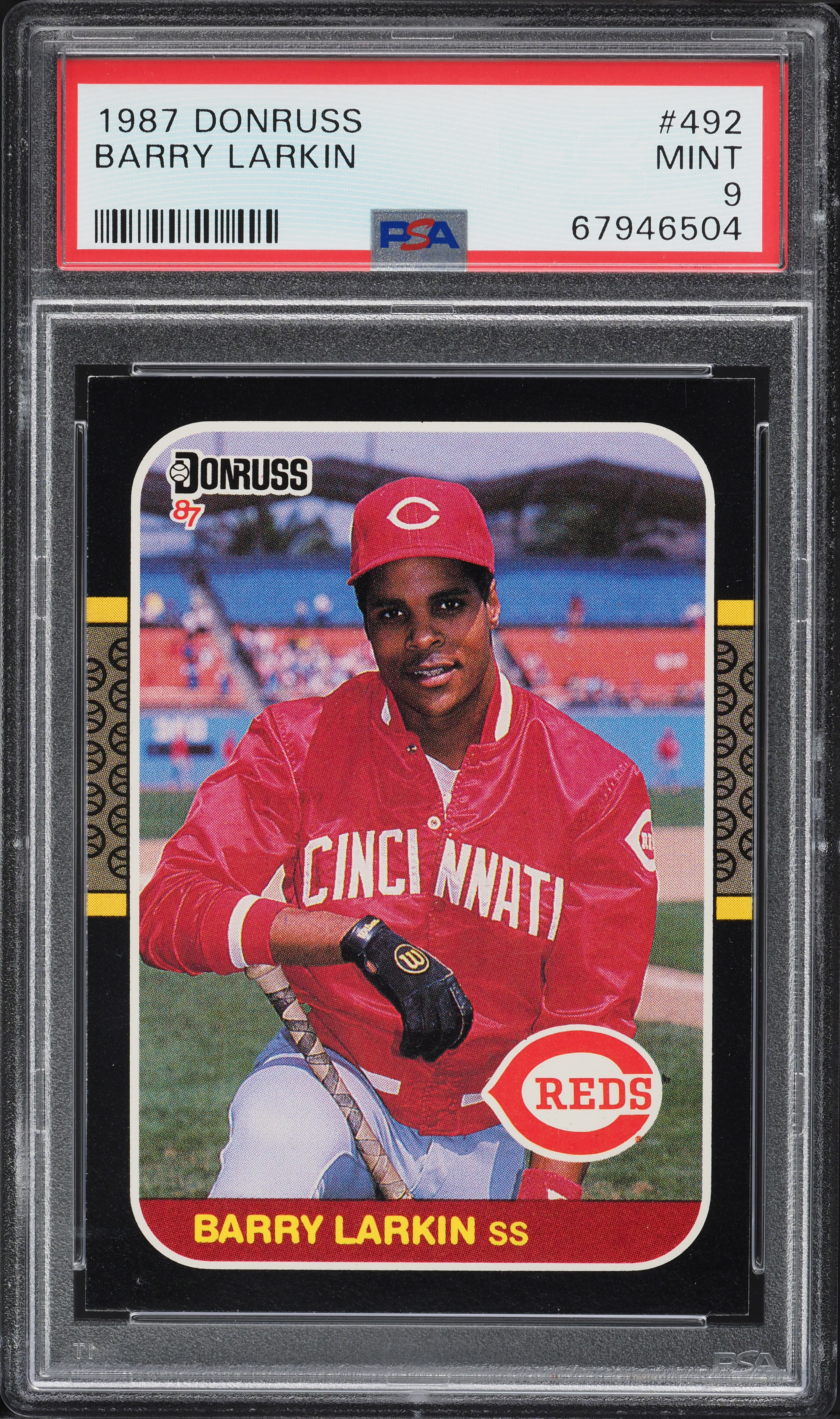 PSA9 美品　バリー・ボンズ　1987 DONRUSS　ルーキーカード PSA9 美品 バリー・ボンズ 1987 DONRUSS ルーキーカード PSA9 美品