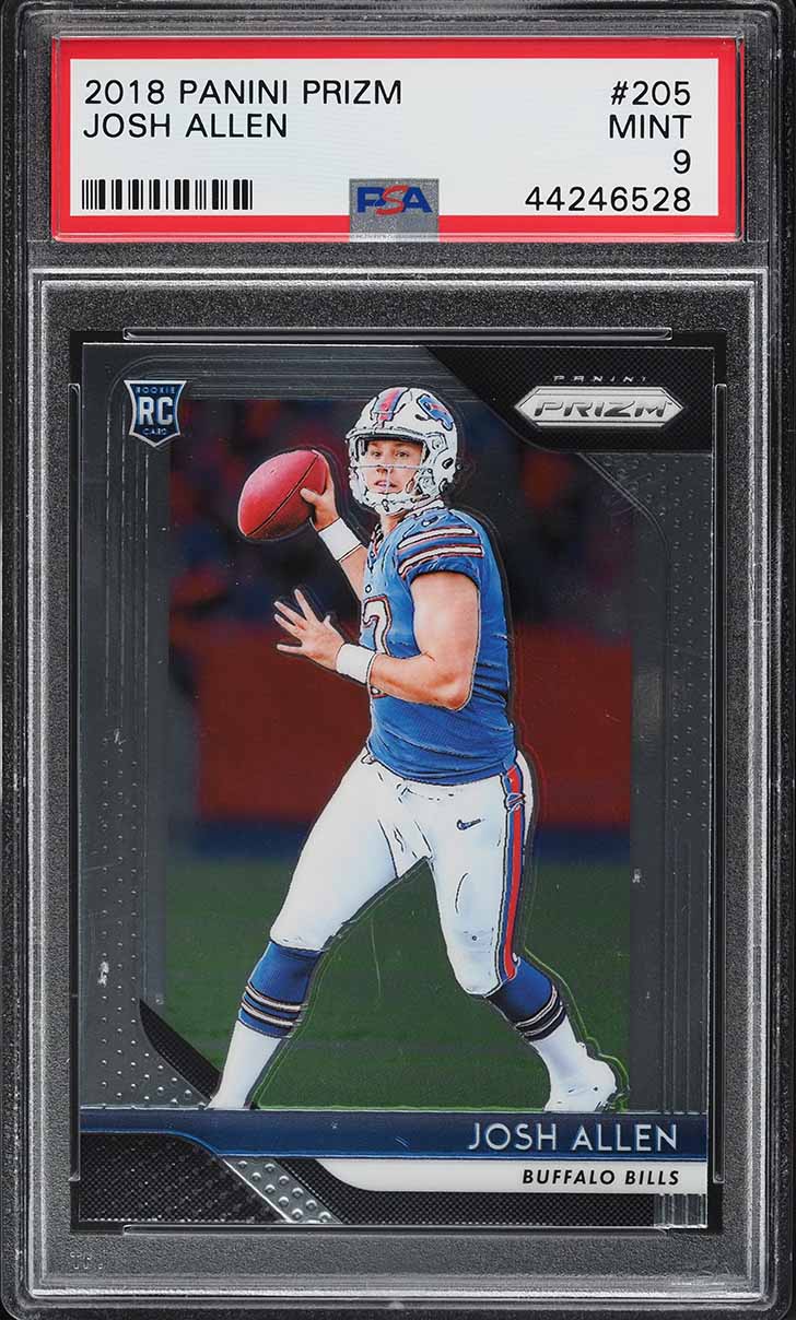 2018 Panini Prizm Josh Allen ROOKIE #205 PSA 9 MINT