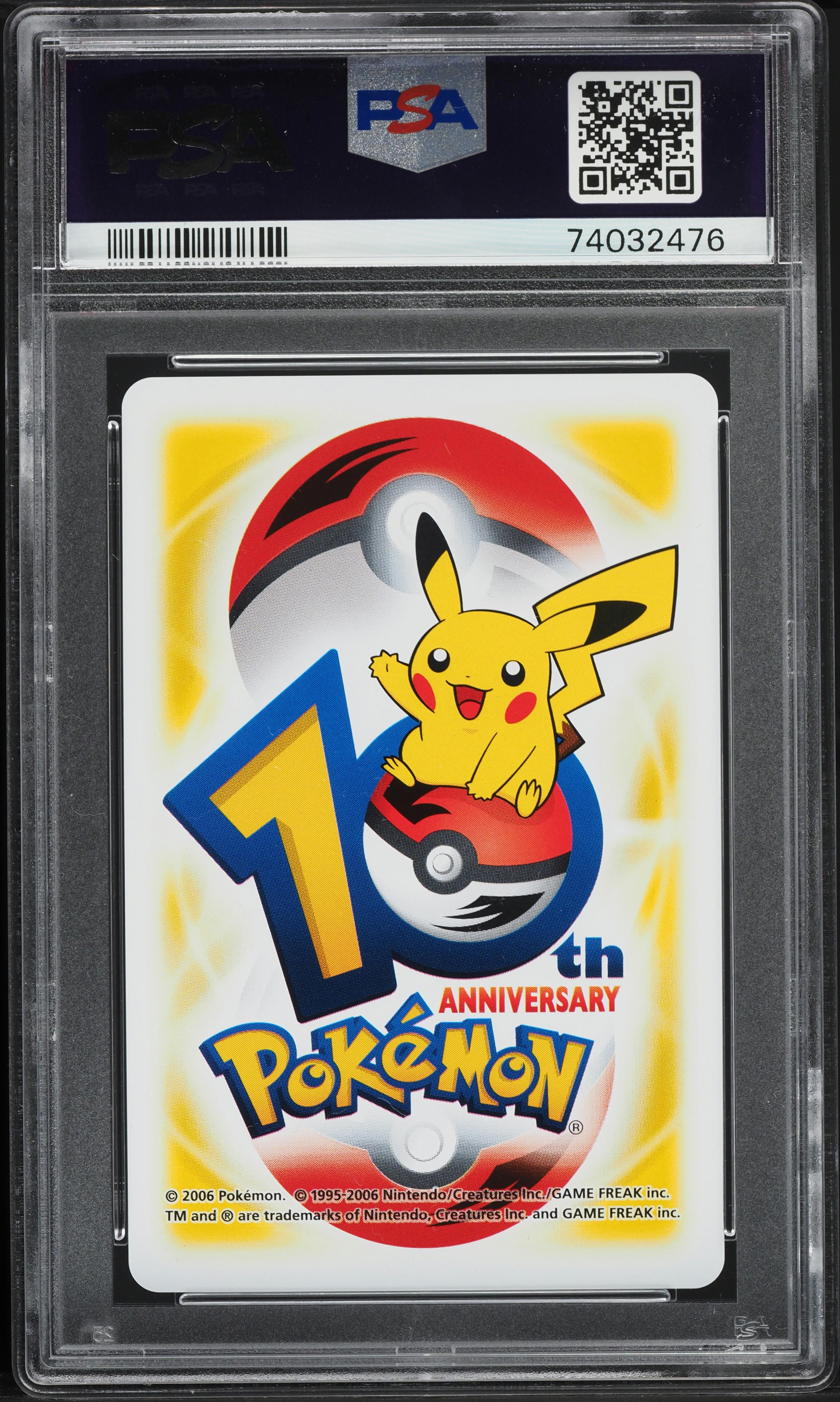 2006 Pokemon 10th Anniversary Playing Cards Yellow Deck Wobbuffet