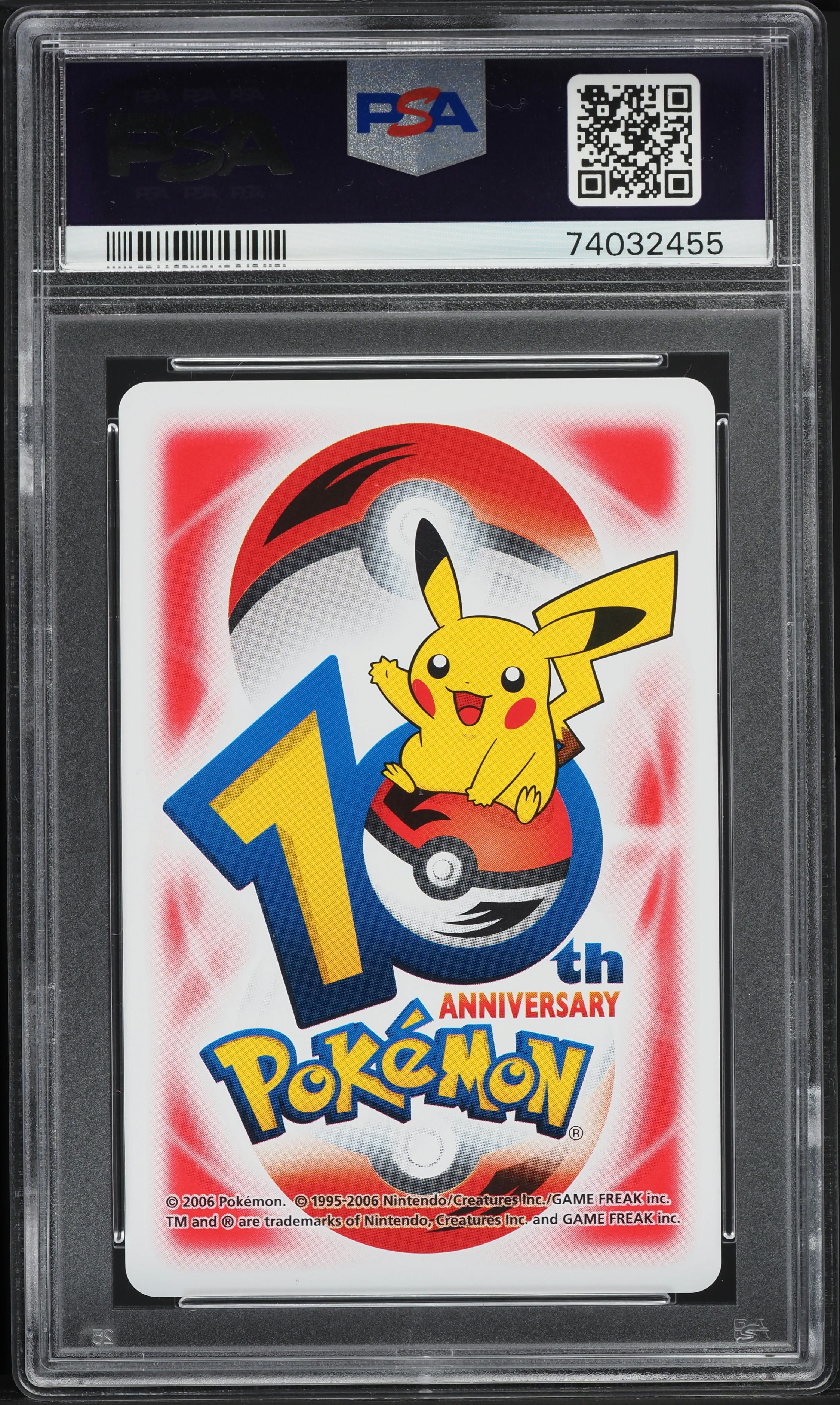 2006 Pokemon 10th Anniversary Playing Cards Red Deck Blissey Chansey PSA 10 GEM