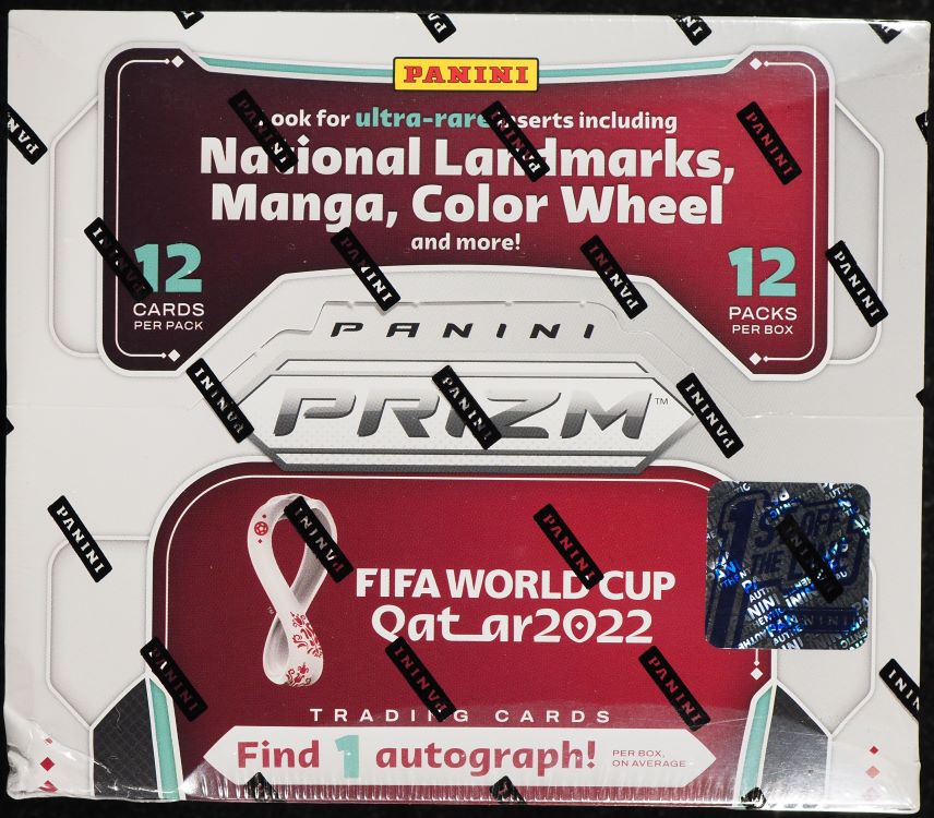 2022 Panini Prizm FIFA World Cup Soccer FOTL Sealed Hobby Box on