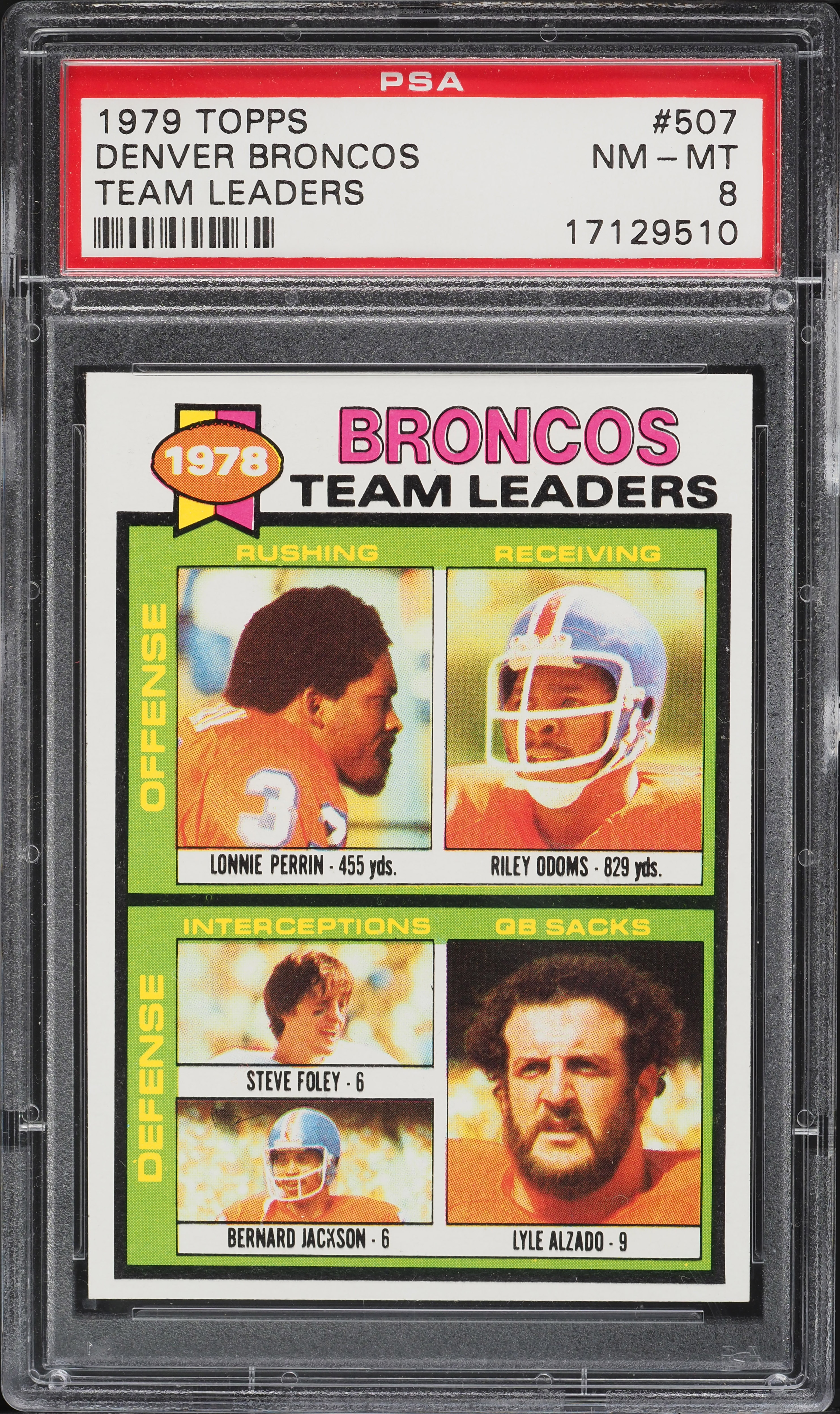 1979 Topps Football Cards #1-200 - Near Mint To Mint Condition, Build Your Set (Includes Walter Payton) 10 thumbnail image