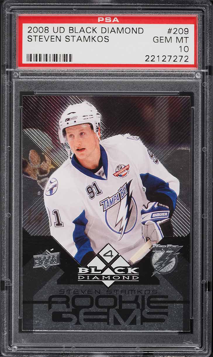 2008 Black Diamond Steven Stamkos ROOKIE #209 PSA 10 GEM MINT