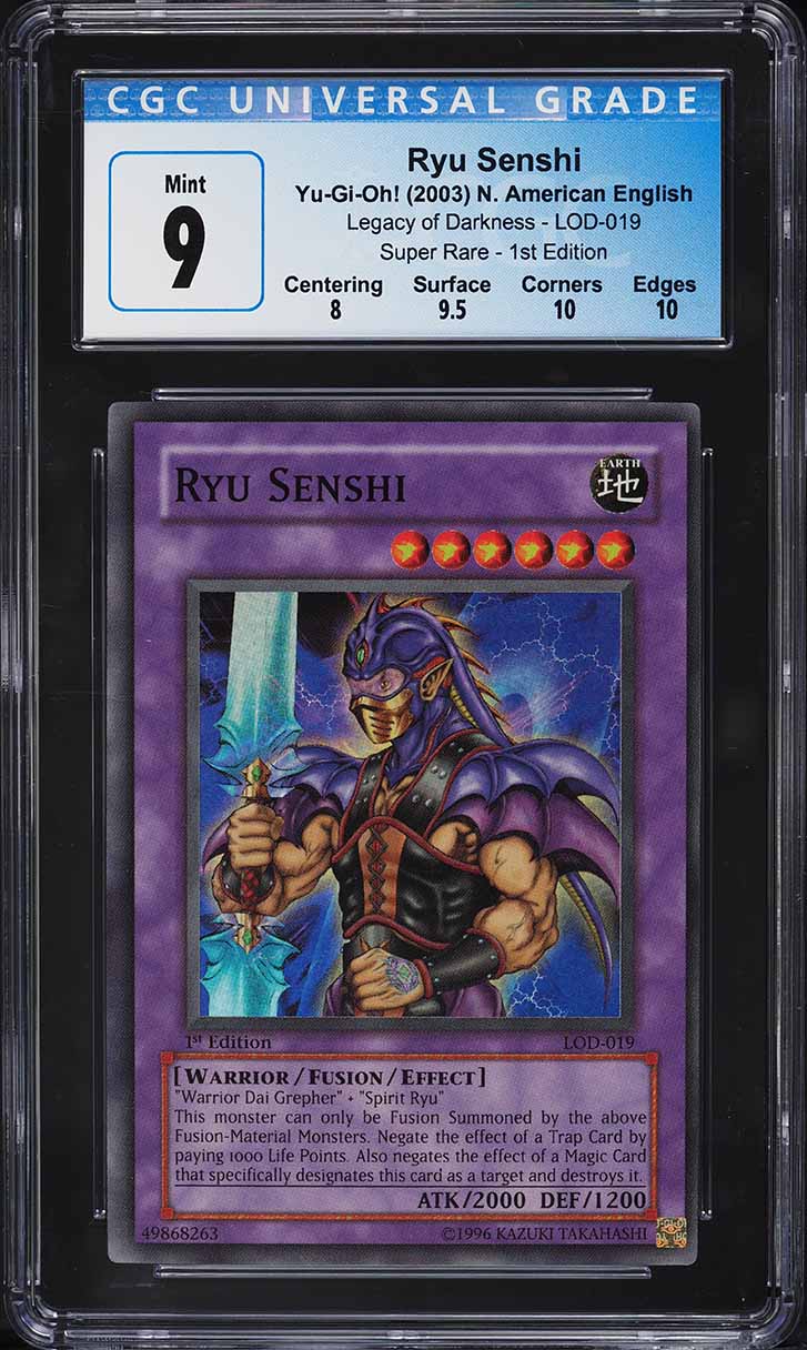 2003 Yu-Gi-Oh! Legacy of Darkness 1st Edition Ryu Senshi #LOD-019