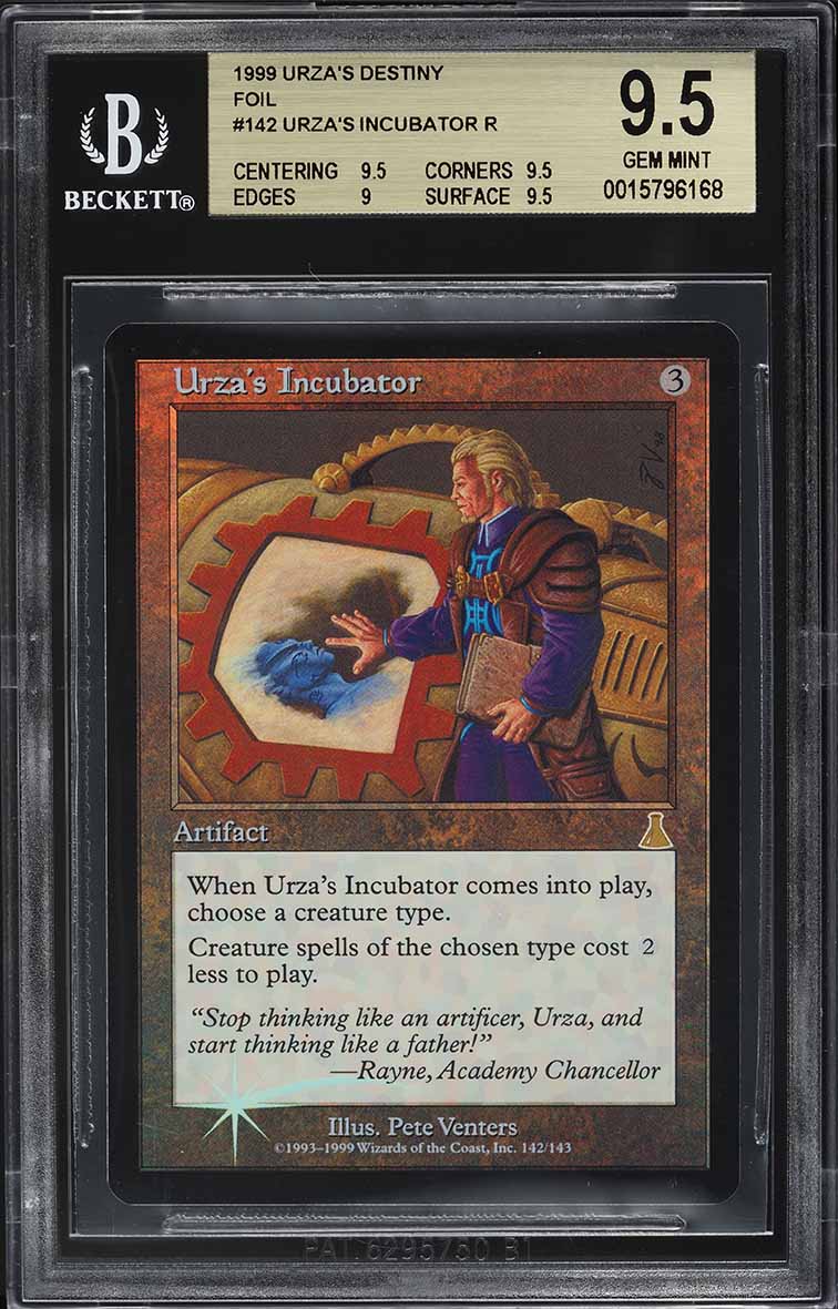1999 Magic The Gathering MTG Urza's Destiny Foil Urza's Incubator