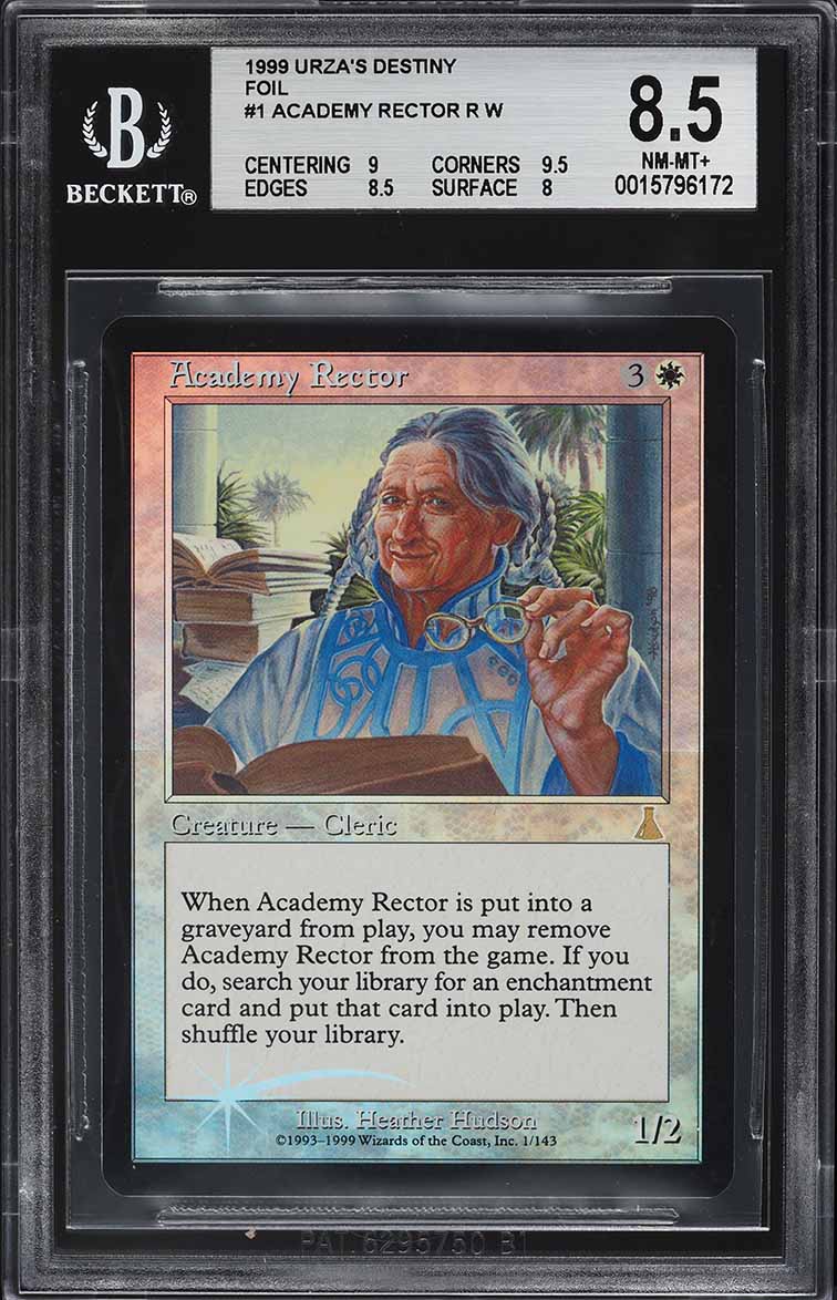 1993 Magic The Gathering MTG Unlimited Dual Land Savannah R W BGS