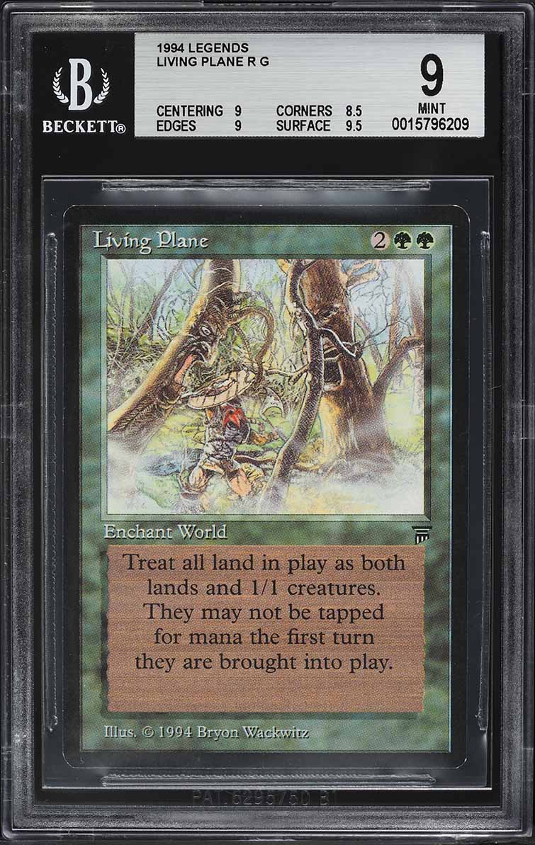 1994 Magic The Gathering MTG Legends Living Plane R G PSA 10 GEM