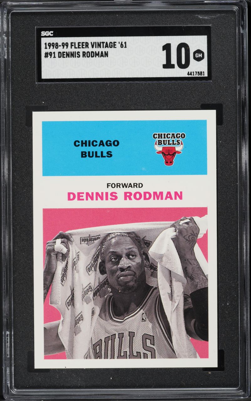1998 Metal Universe Precious Metal Gems PMG Dennis Rodman /50 #16