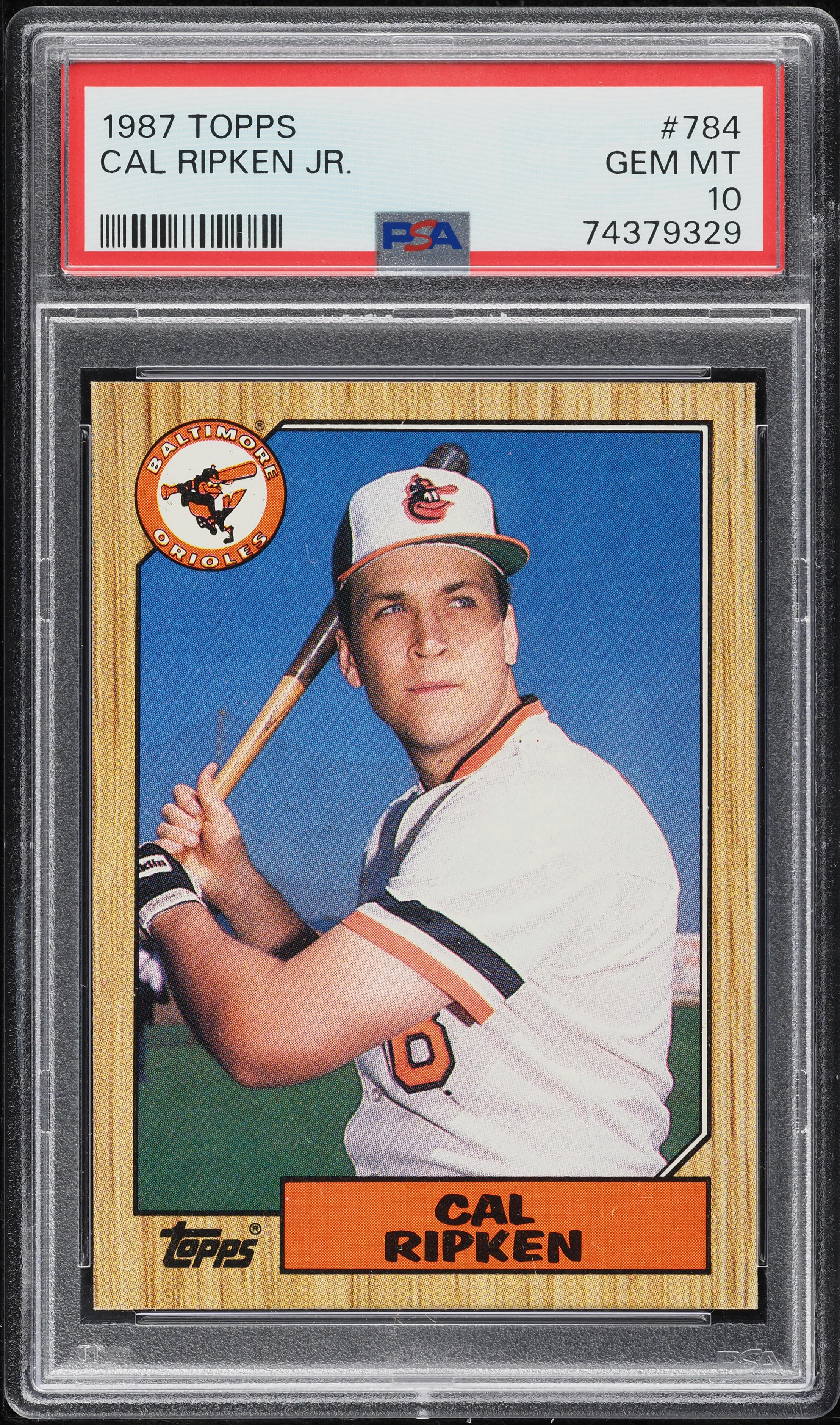 1987 Topps Cal Ripken Jr. #784 PSA 10 GEM MINT