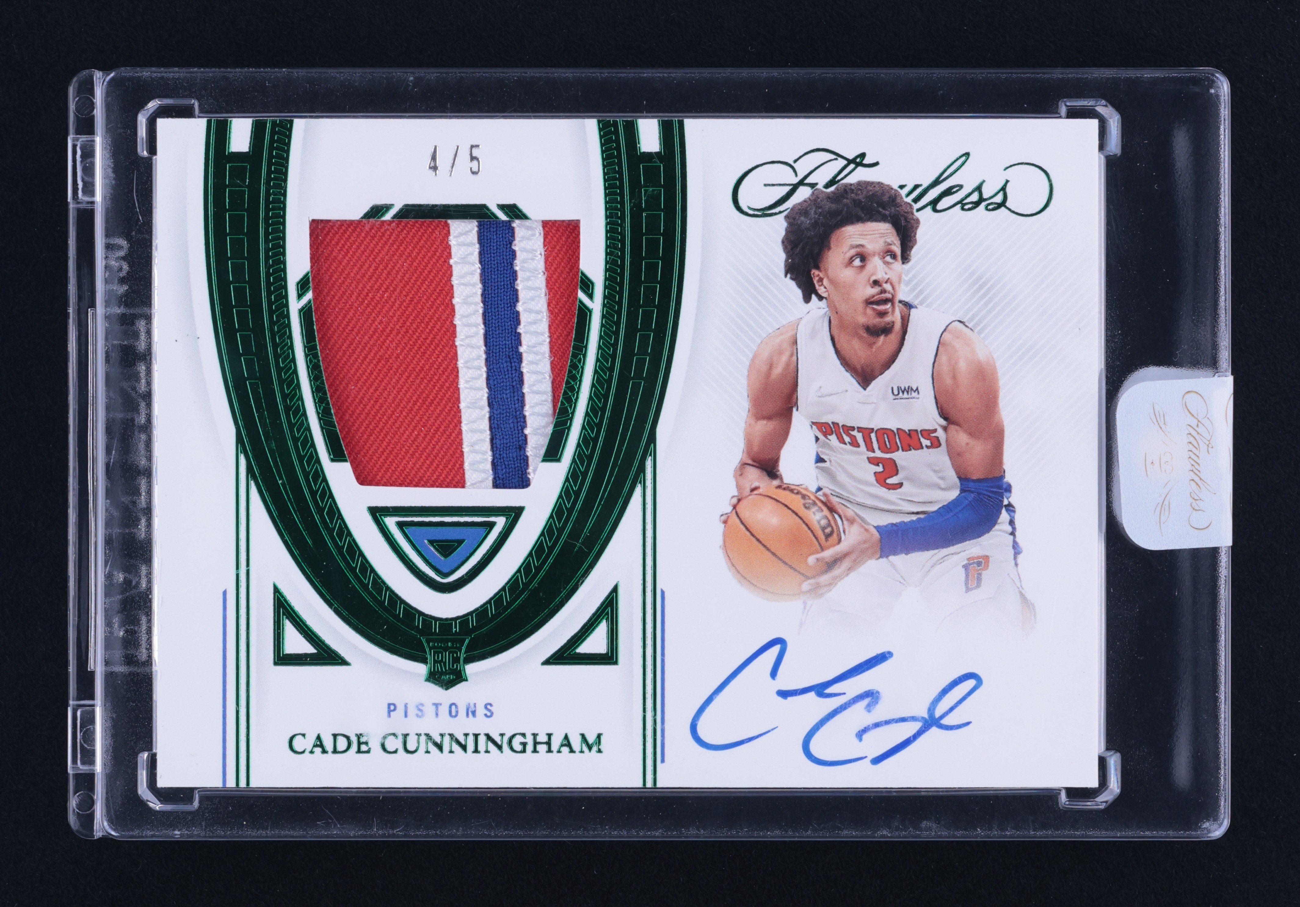 その他 cade cunningham RC patch auto 2021 Panini Flawless Emerald Cade Cunningham RC PATCH AUTO /5 #FPA