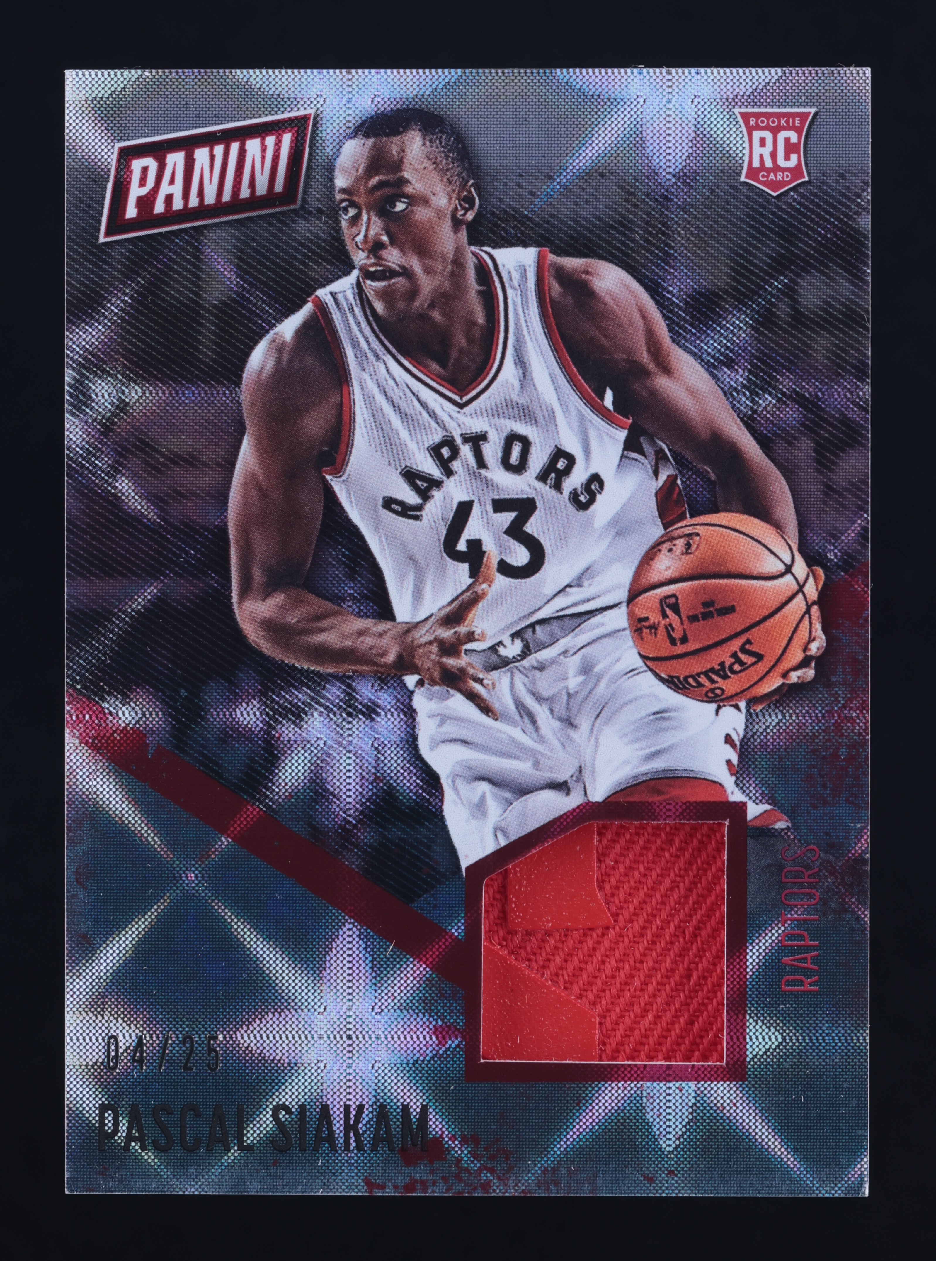 2016 Panini Day Galactic Window Pascal Siakam ROOKIE PATCH /25 #20