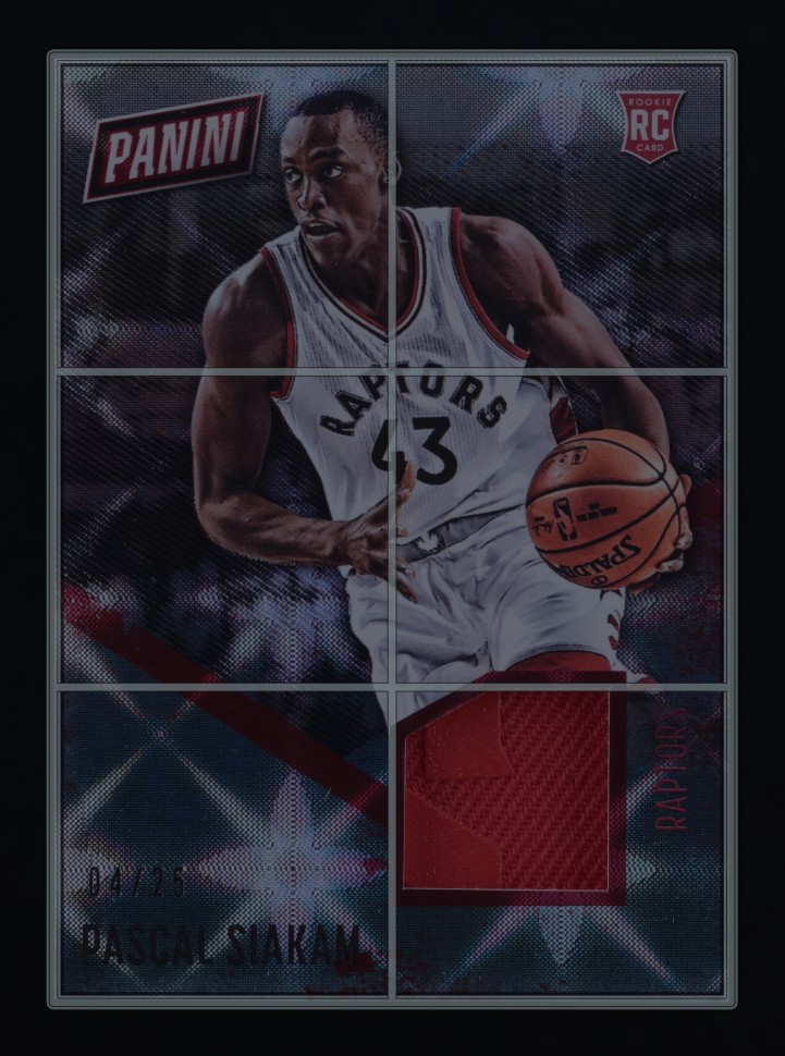 2016 Panini Day Galactic Window Pascal Siakam ROOKIE PATCH /25 #20
