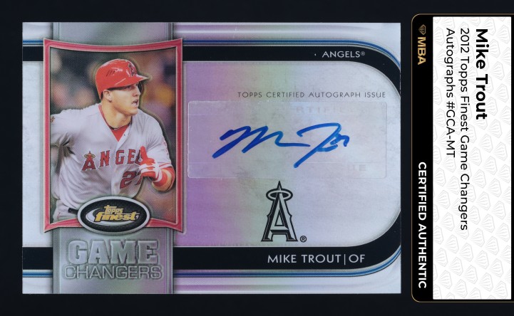 2012 Topps Update At Bat Mike Trout ROOKIE #US144 PSA 10 GEM MINT