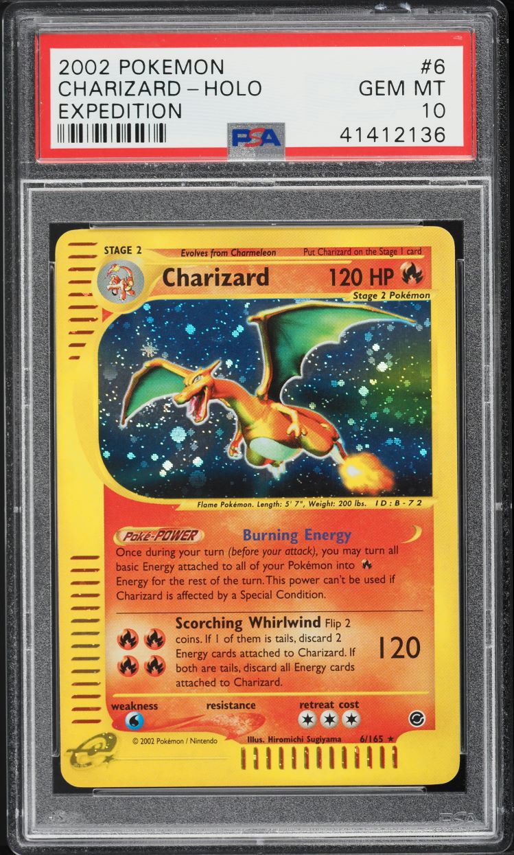 2002 Pokemon Expedition Holo Charizard #6 PSA 10 GEM MINT