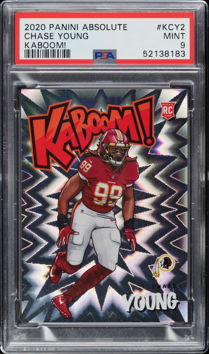 2020 Absolute Kaboom! Chase Young ROOKIE #K-CY2 PSA 9 MINT