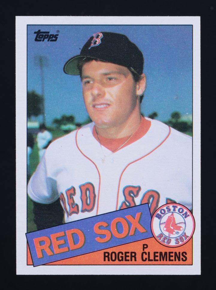 1985 Topps Roger Clemens ROOKIE #181 MBA AUTH