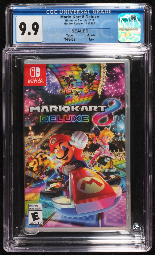 Mario Kart 8 Deluxe [NFR] (Nintendo Switch) CGC 9.9 A++ Sealed