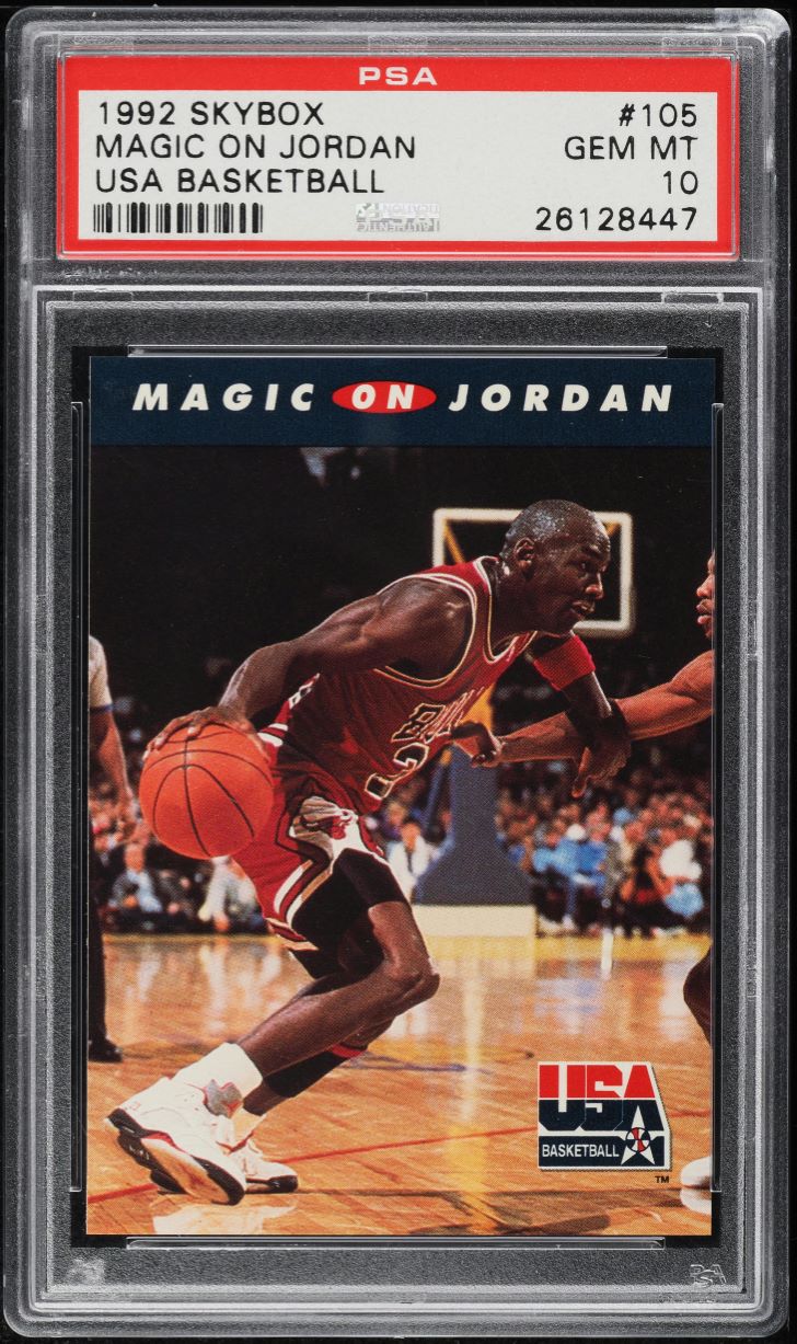 1992 Skybox USA Basketball Michael Jordan #105 PSA 10 GEM MINT
