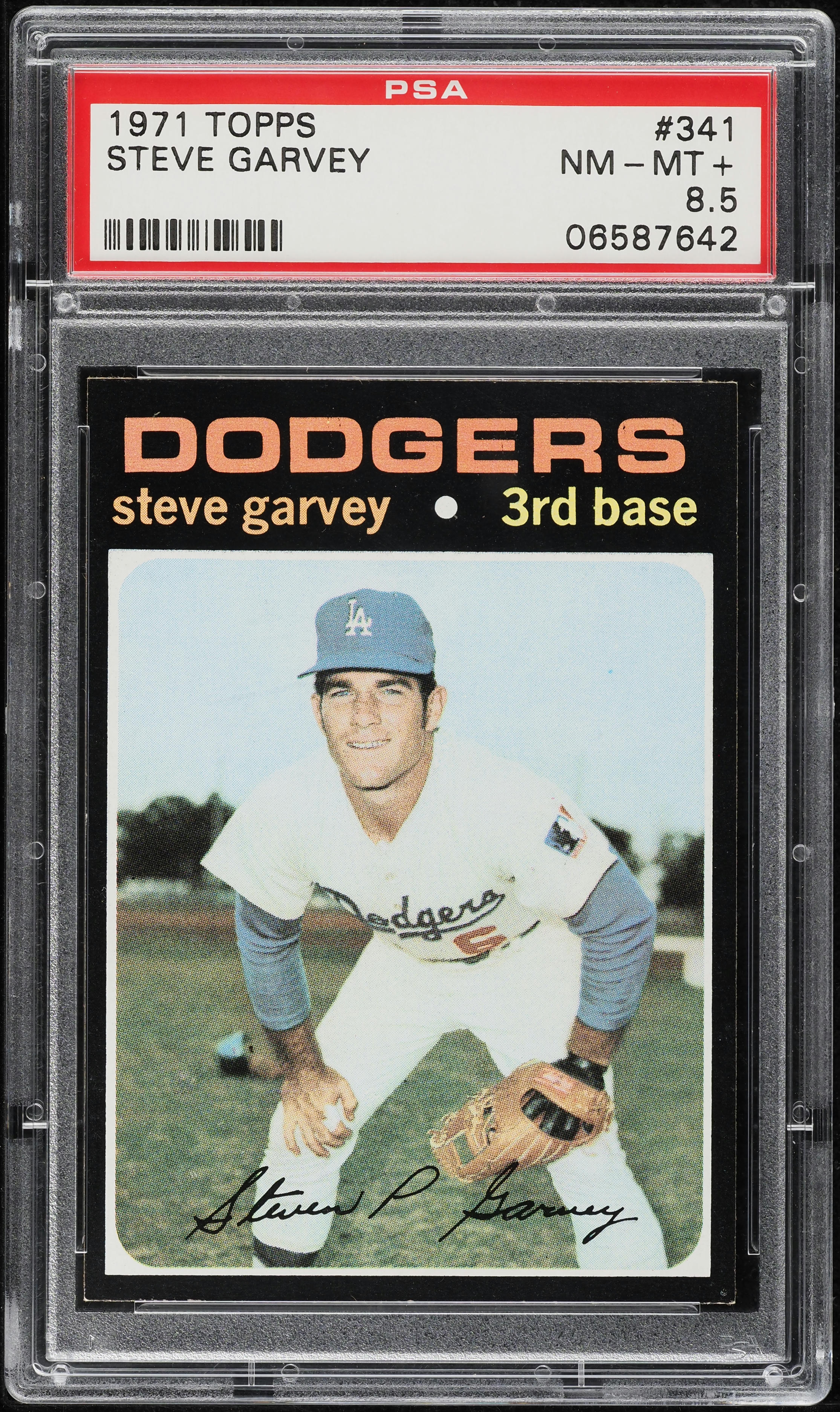 1971 Topps Steve Garvey ROOKIE #341 PSA 8.5 NM-MT+