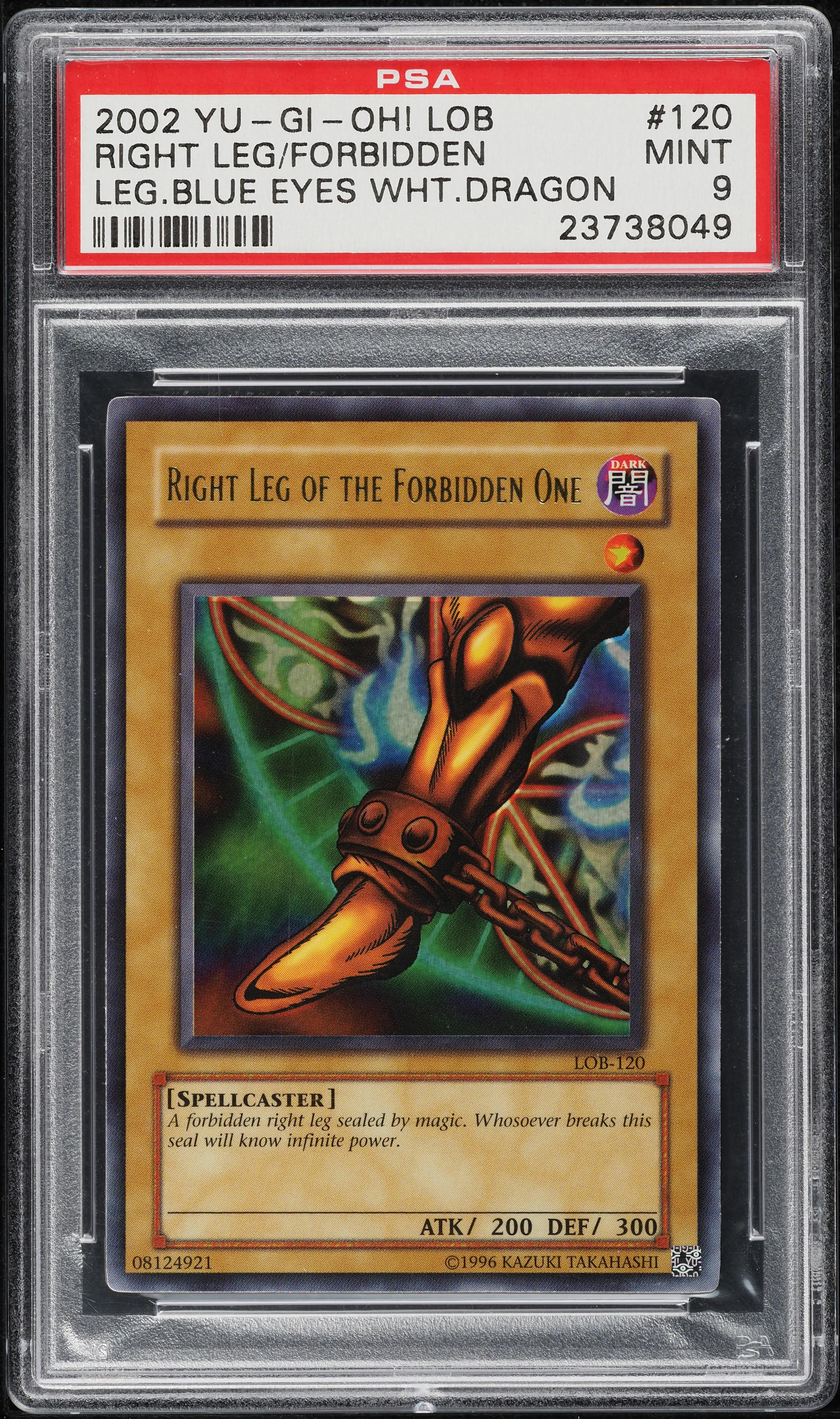 yugioh lob cards Yu-Gi-Oh! - Dark Gray (LOB-011) - Legend of Blue Eyes White Dragon - Unlimited Edition up on the field Yu-Gi-Oh: The Best Cards from