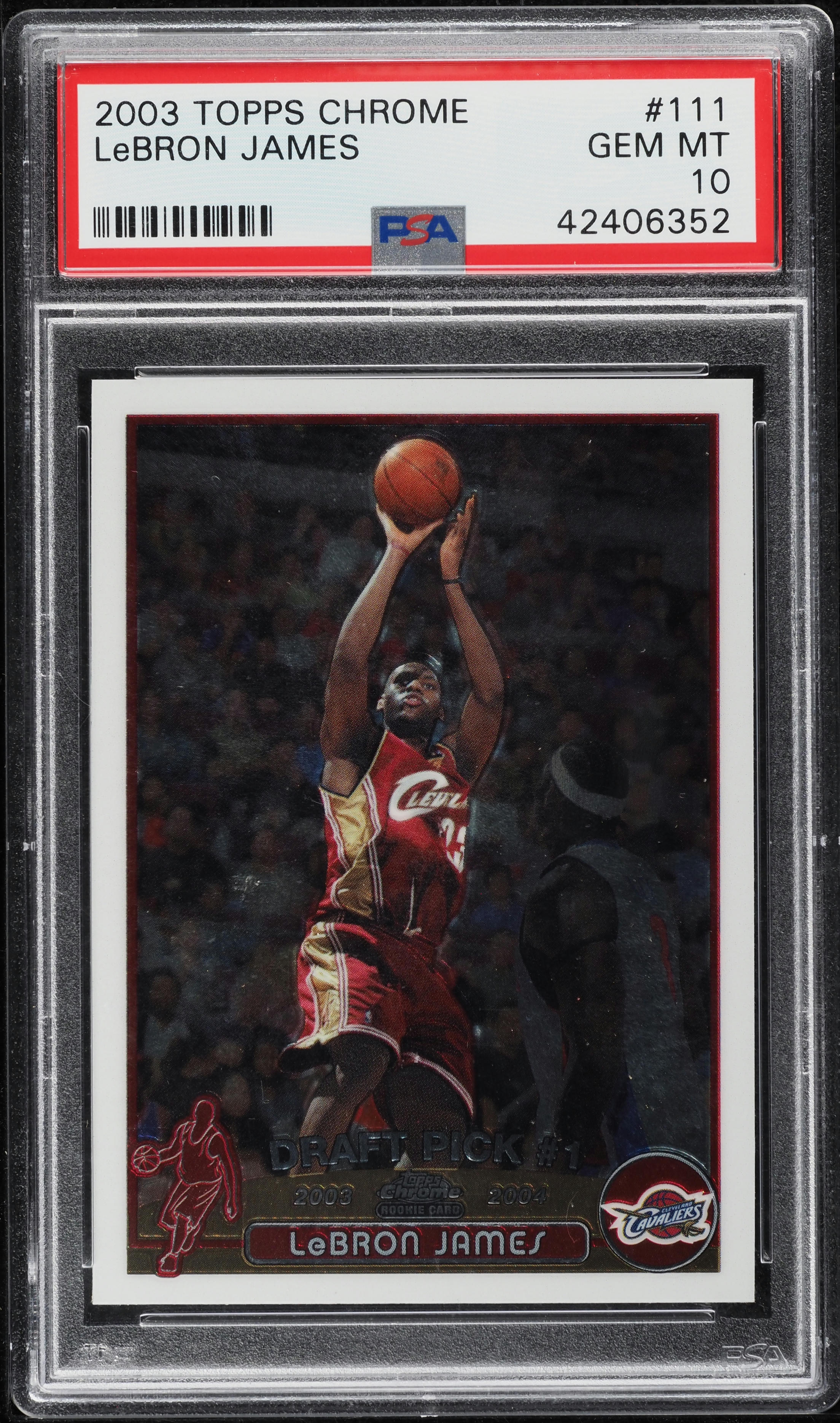 2003 bowman chrome lebron james