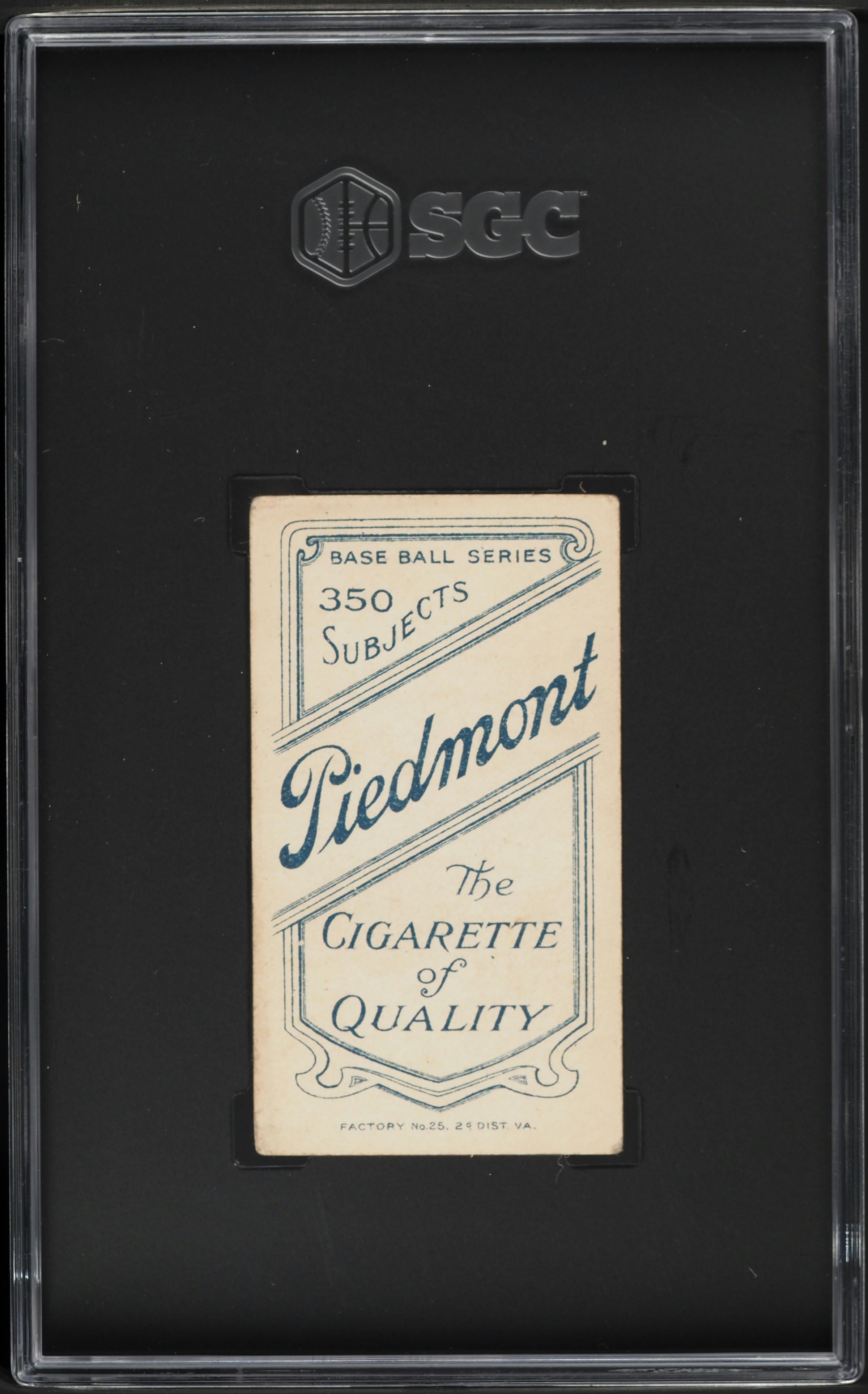 1909-11 T206 Oscar Stanage SGC 4 VGEX