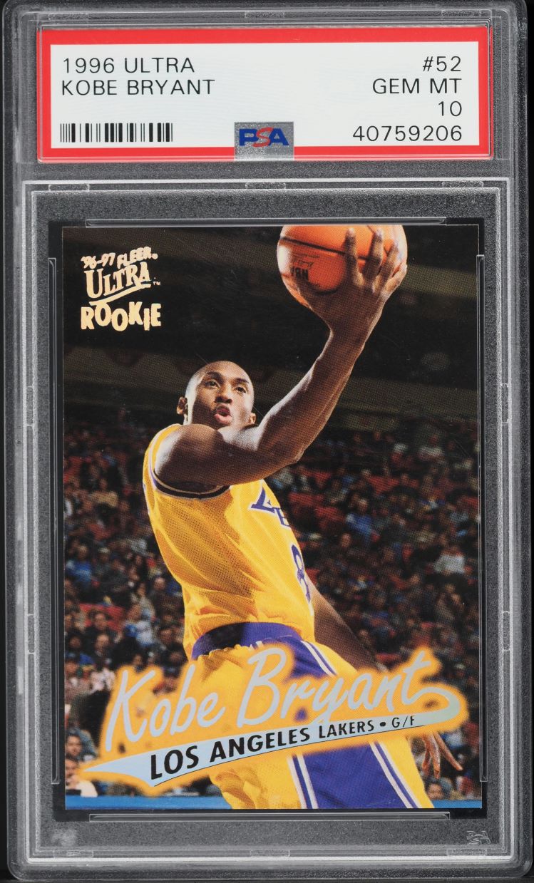 1996 Ultra Basketball Kobe Bryant ROOKIE #52 PSA 10 GEM MINT