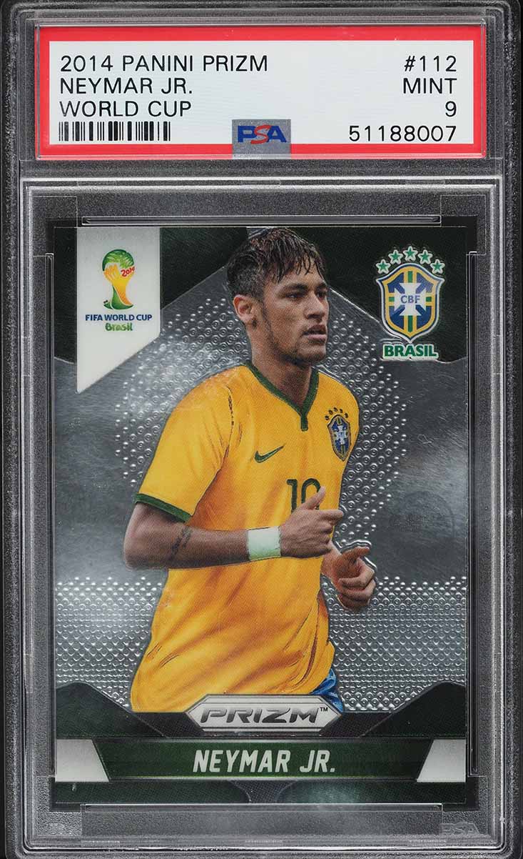 2014 Panini Prizm World Cup Neymar Jr AUTO #112 PSA/DNA 10 GEM
