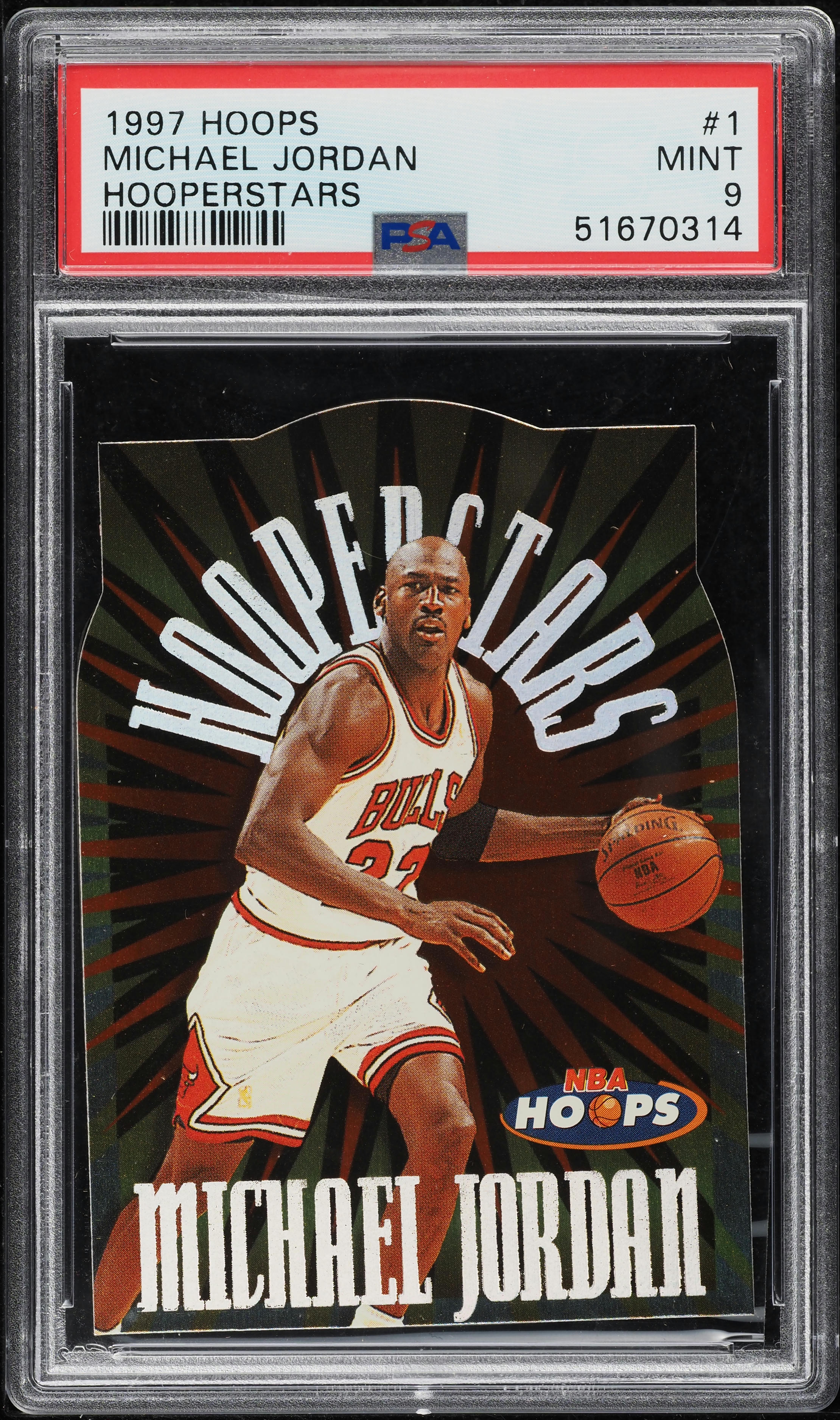 1997 Metal Universe Championship Michael Jordan #23 PSA 8 NM-MT on