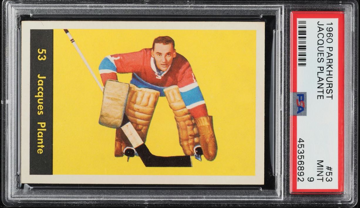 1960 Parkhurst Jacques Plante #53 PSA 9 MINT