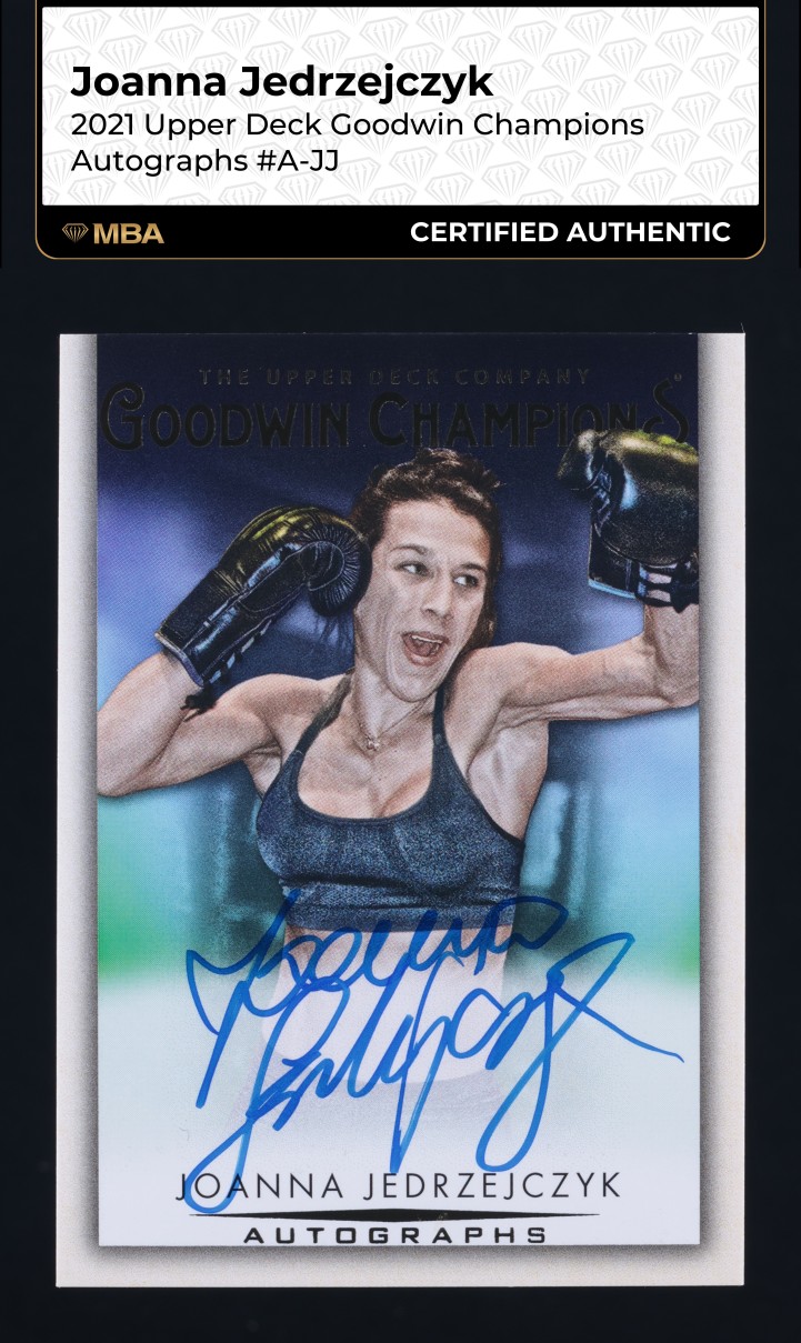 2015 Topps UFC Chronicles Victorious Debut Joanna Jedrzejczyk AUTO