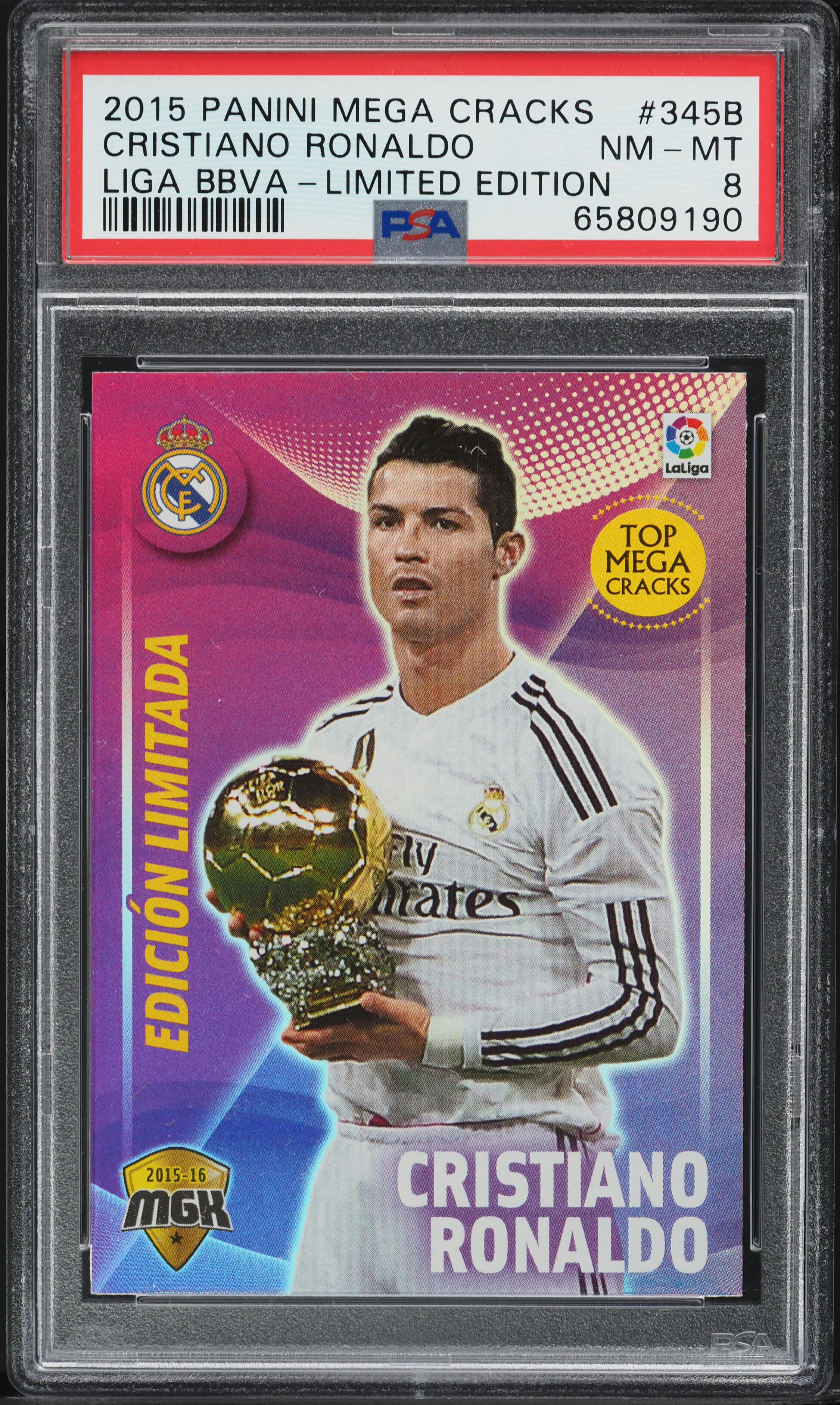 2015 Panini Mega Cracks Liga BBVA Limited Edition Cristiano