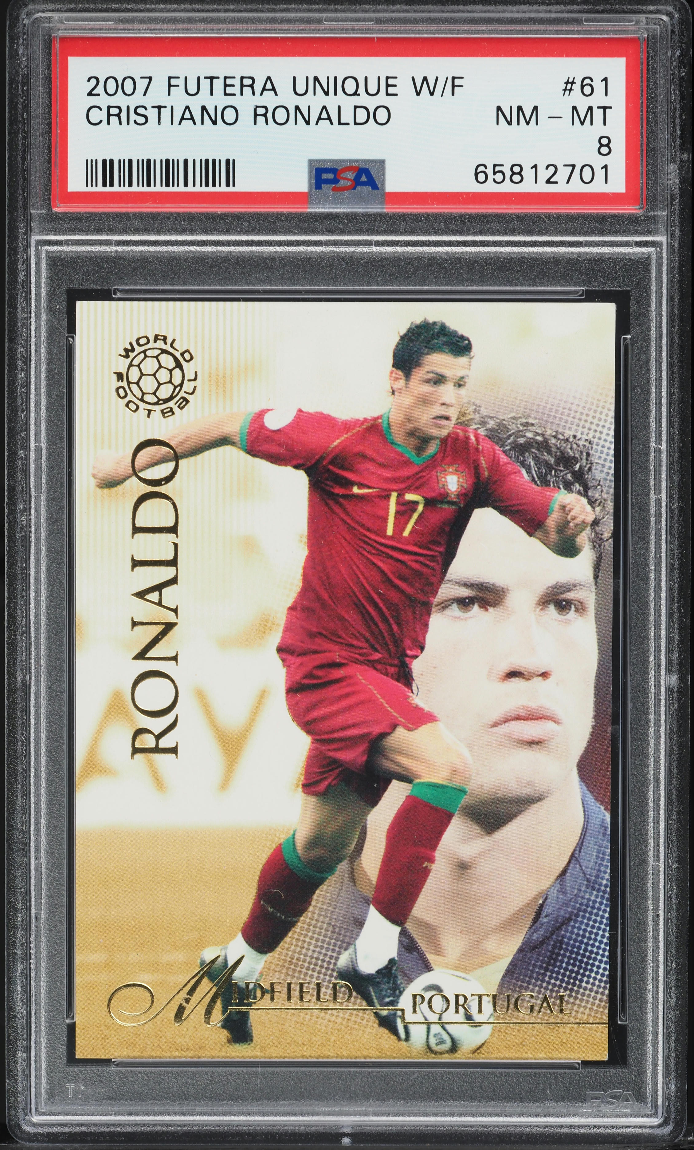 2007  ワールドフットボール #116 クリスティアーノ・ロナウド Cristiano Ronaldo 2007 Futera World Football Base Card #116 ベース