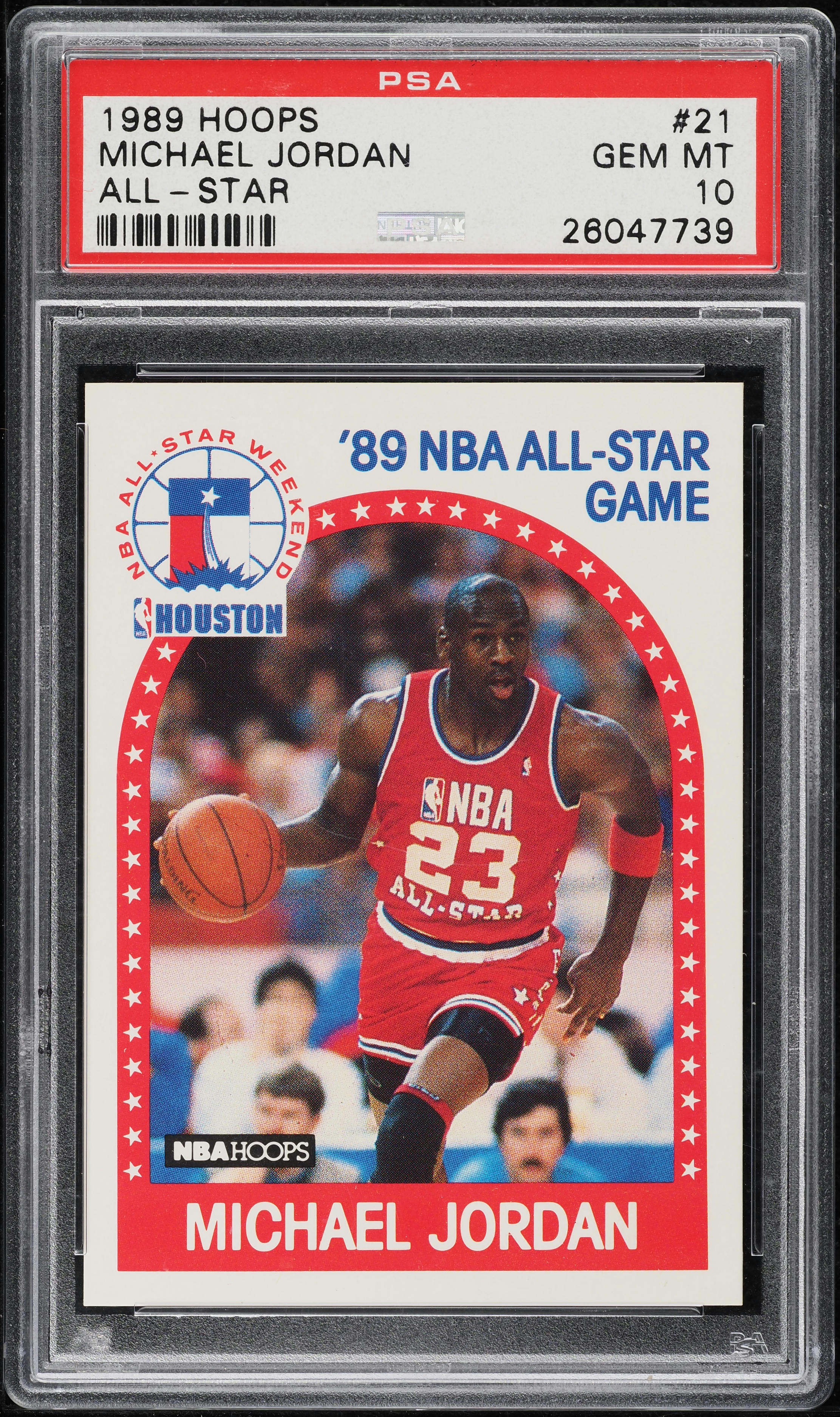 1989 Hoops Michael Jordan ALL-STAR #21 PSA 10 GEM MINT