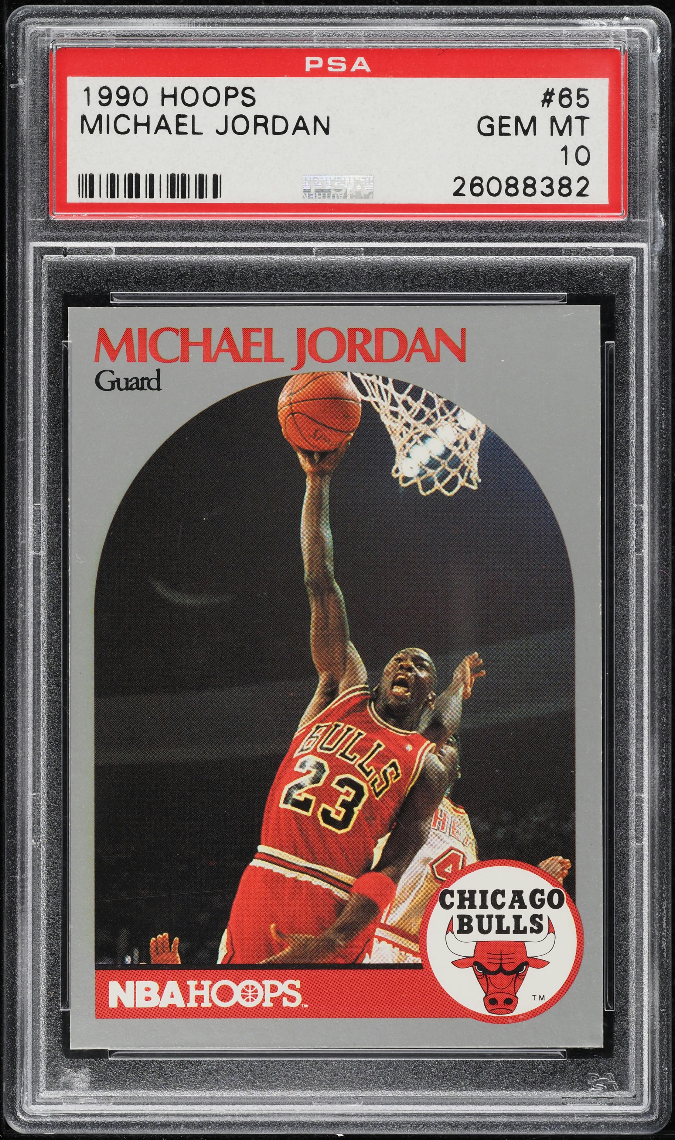 1990 Hoops Michael Jordan #65 PSA 10 GEM MINT