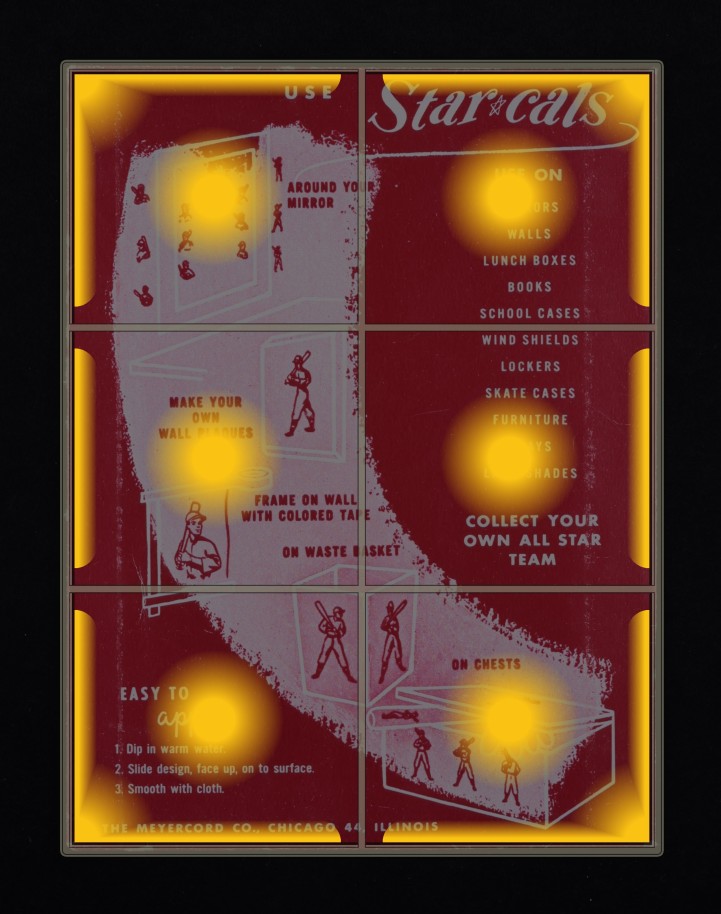 1952 Star-Cal Decal Type-1 Dutch Leonard #80B MBA AUTH