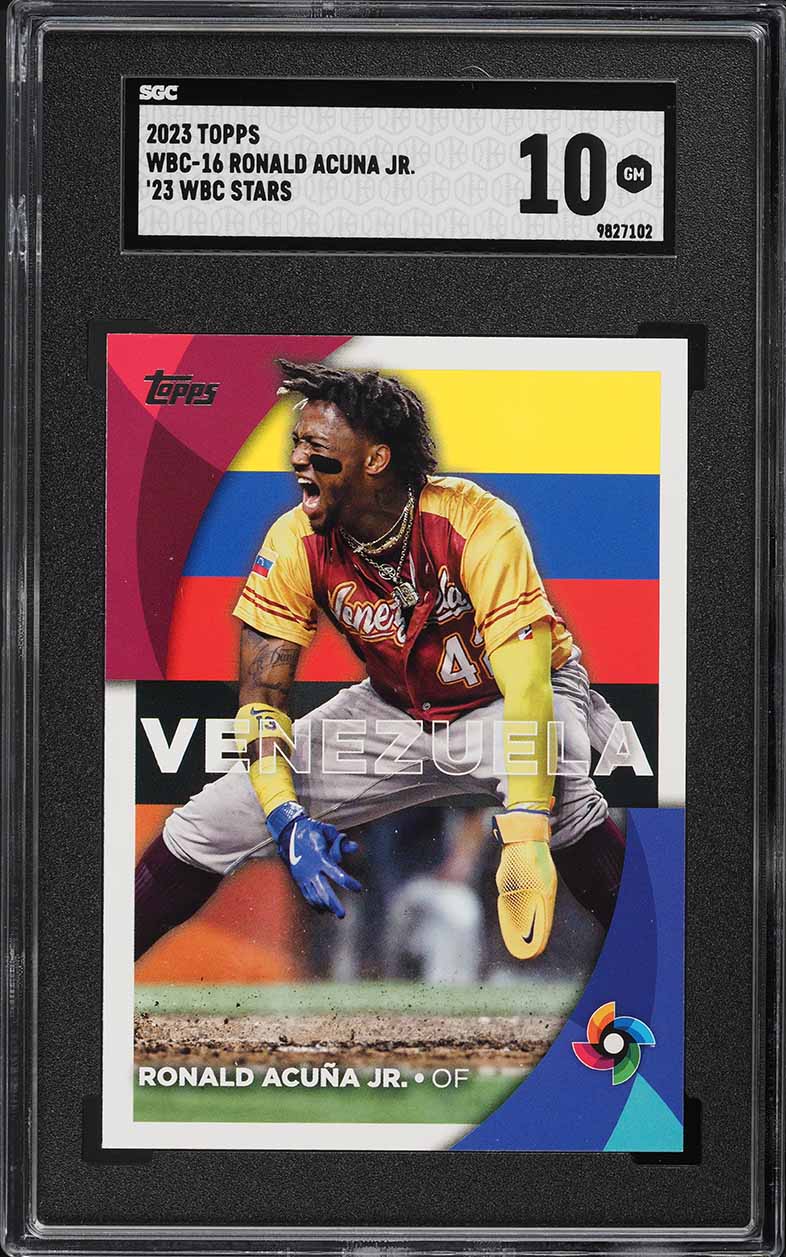 2023 Topps '23 WBC Stars Ronald Acuna Jr. #WBC-16 SGC 10 GEM MINT