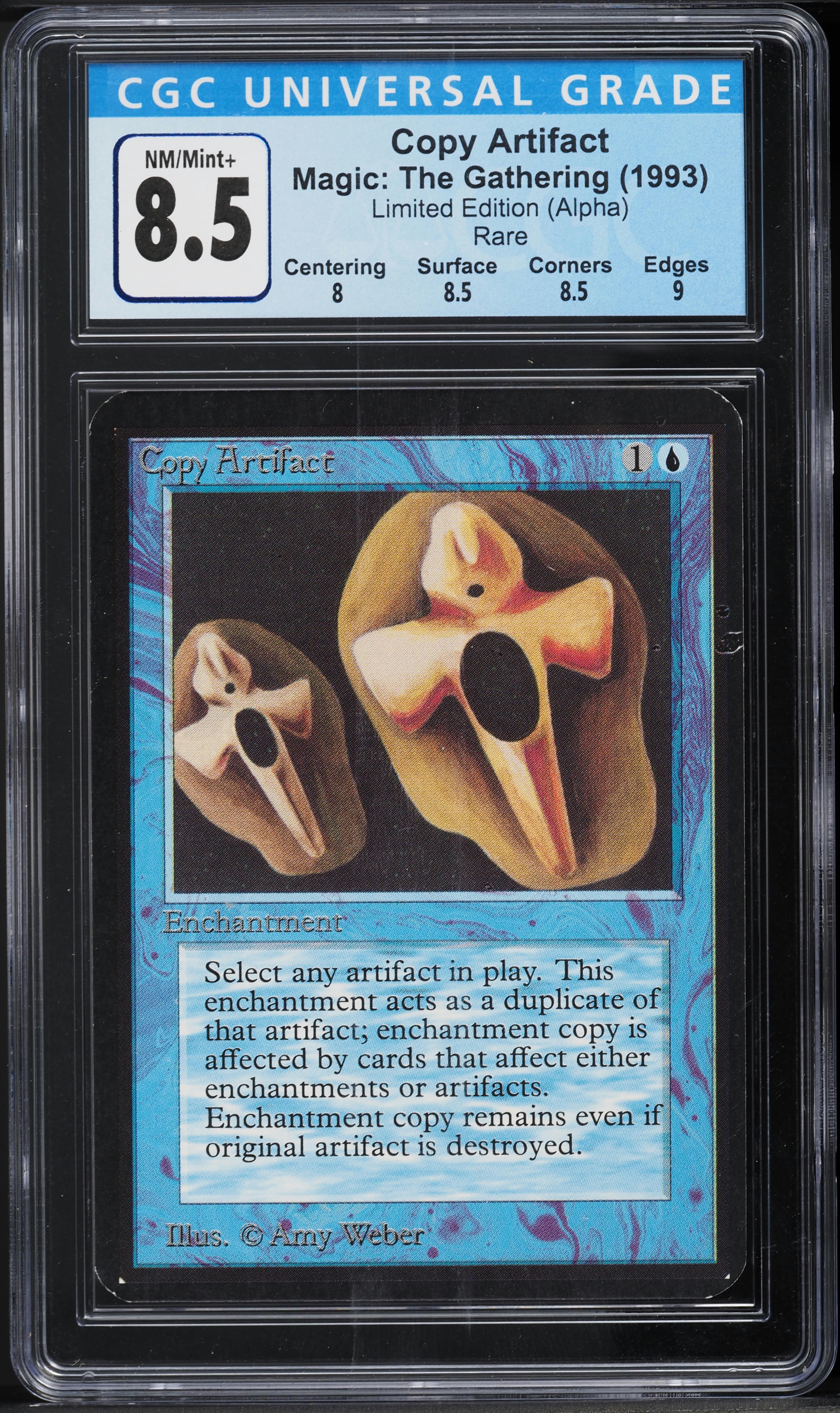 1993 Magic The Gathering MTG Alpha Copy Artifact CGC 8.5 NM-MT+ on